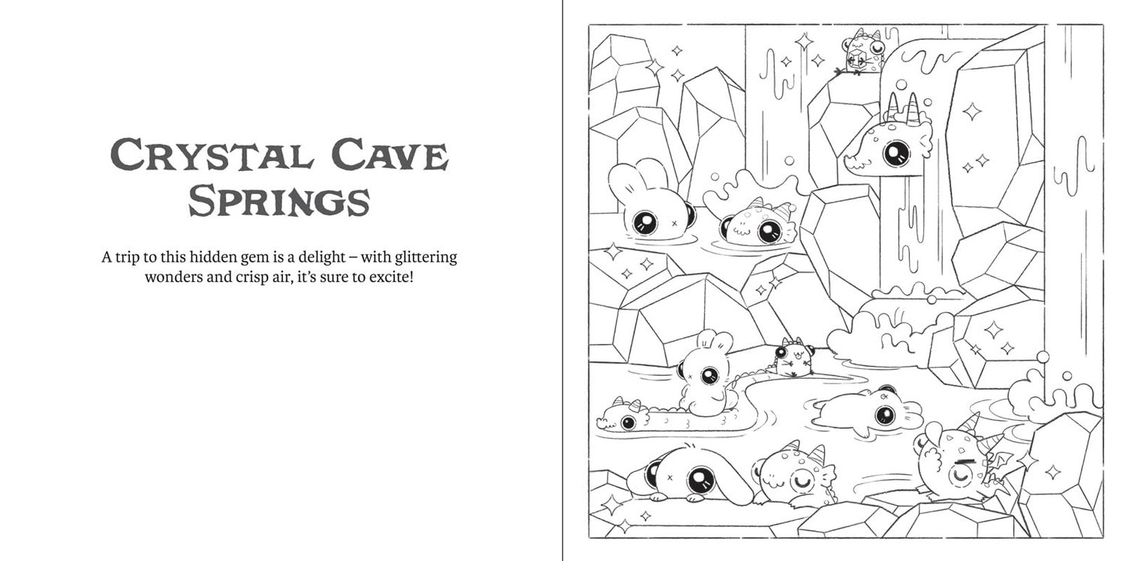 Bunnehs and Dwagons: Magical Kingdoms Cosy Colouring