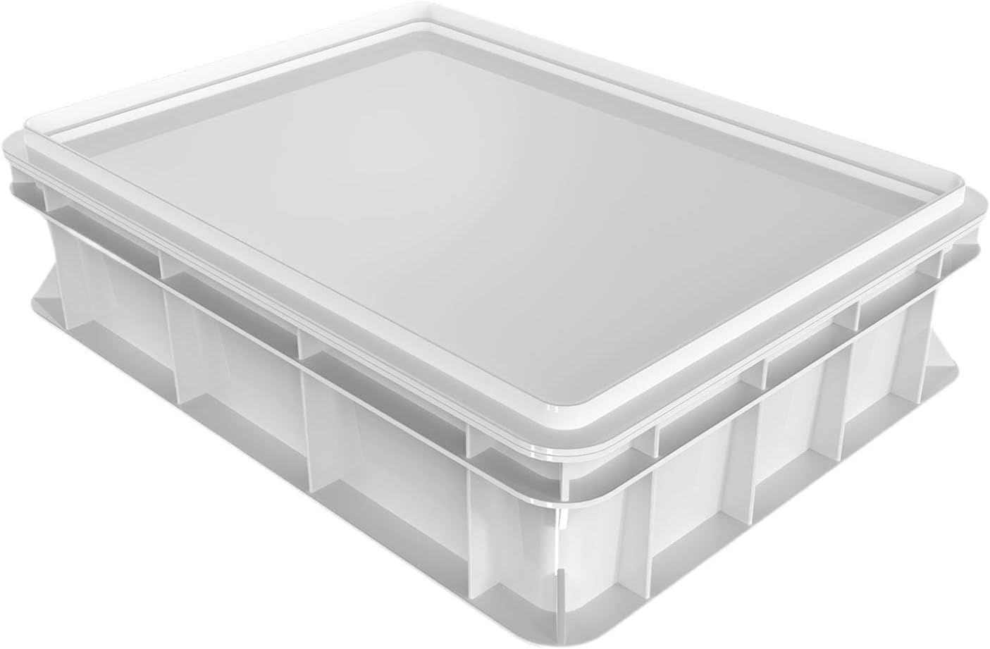 Qianly Dough Proofing Box Pizza Dough Containers with Lid Multipurpose for Household Kitchen, 30Cmx40Cmx10Cm image number 3