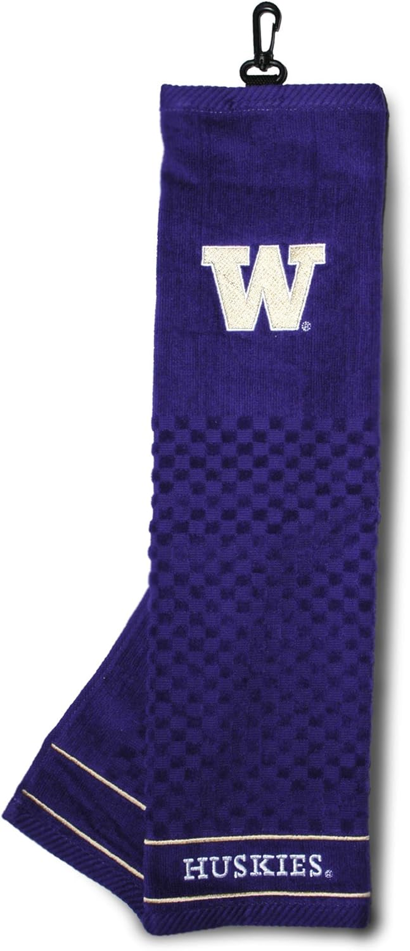 Team Golf NCAA Embroidered Golf Towel, Checkered Scrubber Design, Embroidered Logo - Auburn Tigers, Multi Team Color image number 5