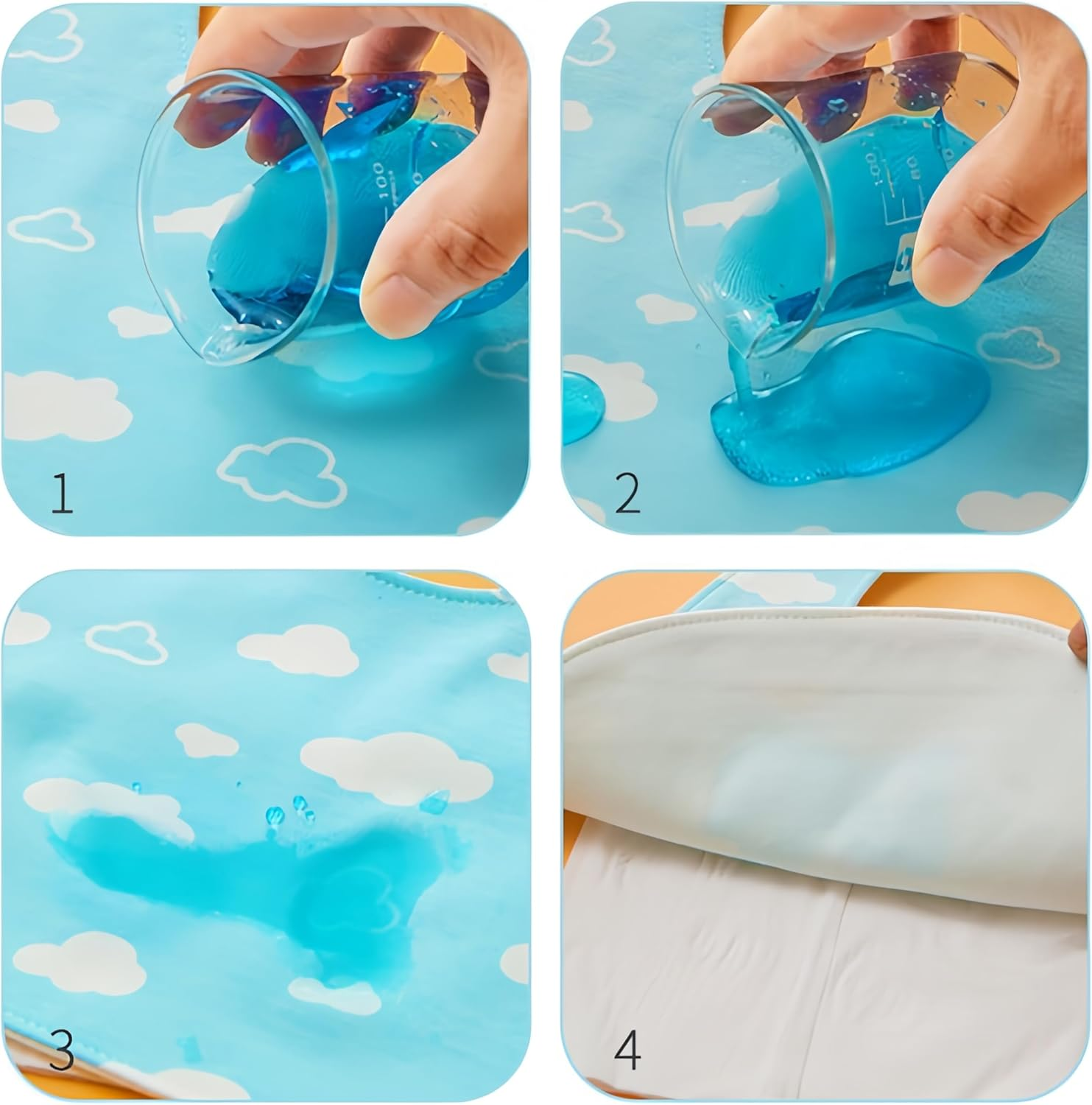 3-Pack Cotton Baby Bibs for Eating - Lightweight Toddler Feeding Bibs, Mess Proof, Food-Grade Baby Eating Essentials, Easy to Put on & Clean image number 1