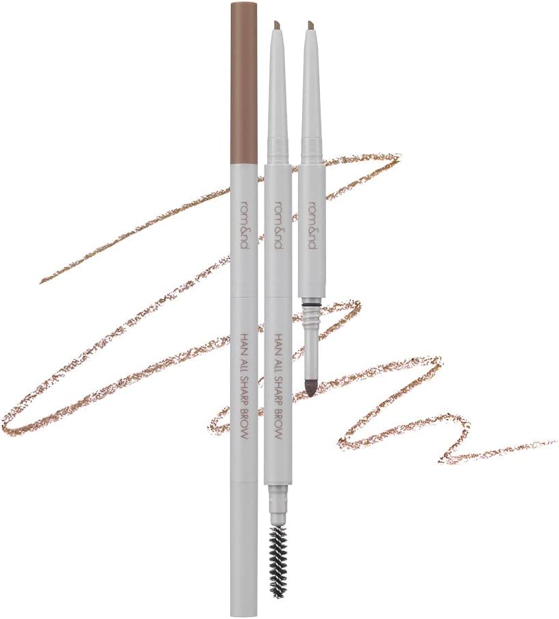 Romand Han All Sharp Brow Eyebrow Pencil, C1 Classic Gray - C2 Grace Taupe image number 7