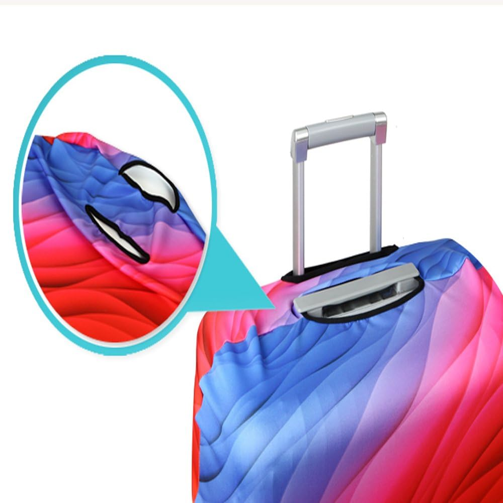 Travel Suitcase Protector Zipper Suitcase Cover Washable Print Luggage Cover 18-32 Inch image number 1