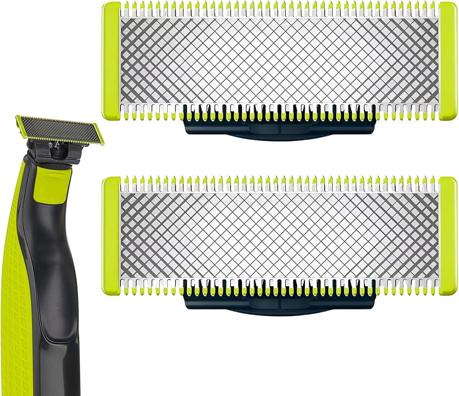 Blade for Philips Oneblade Replacement Blade, Razor Blade for Phillips One Blade Replacement, One Blade Replacement Head Suitable for Oneblade Razor, Compatible with QP210/50, 220 2523 2520 2527, Etc