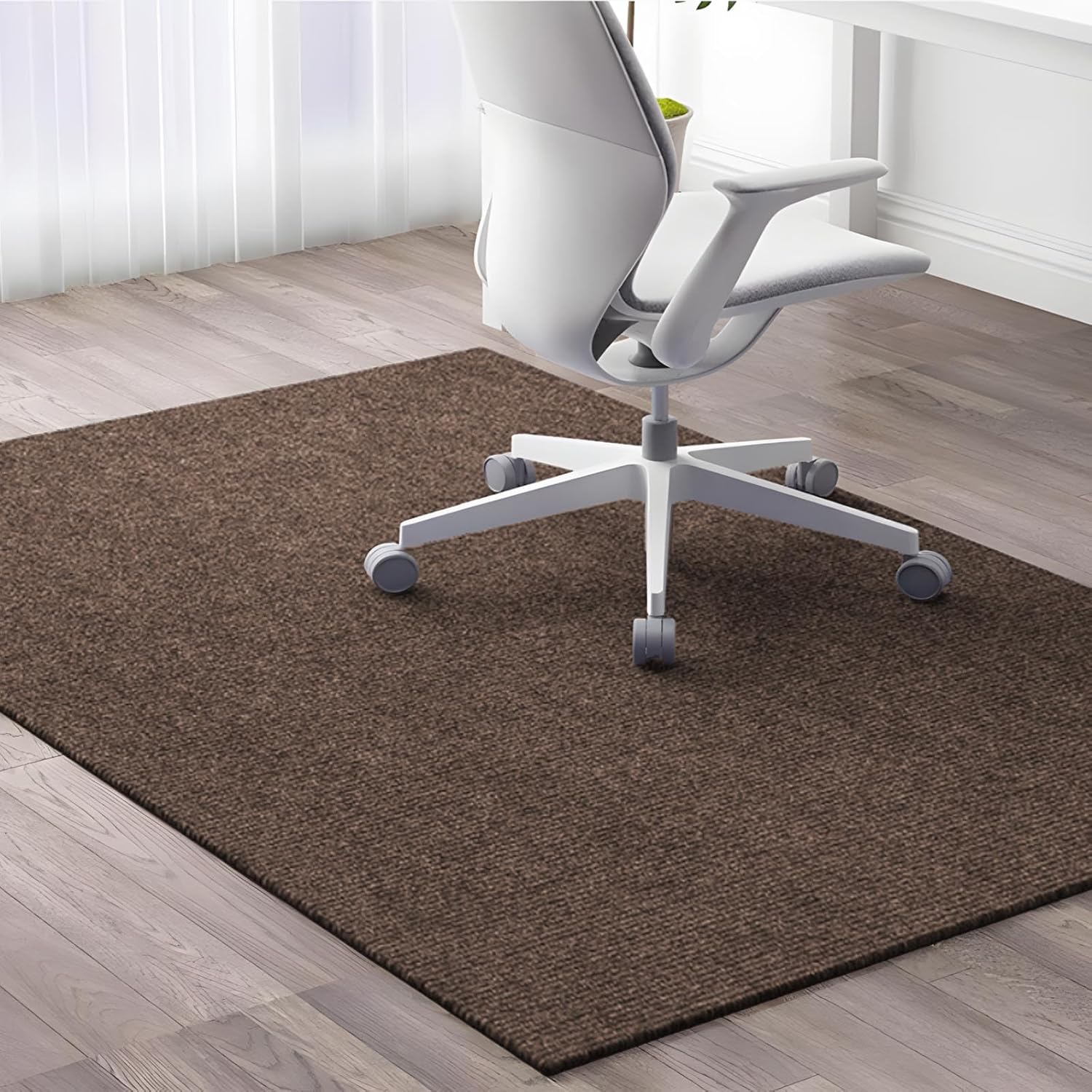 DAWNTREES Office Chair Mat for Hardwood & Tile Floor,140X90Cm Large Anti-Slip Computer Desk Chair Protector,Gaming Rolling Chair Mat,Under Desk Chair Mats for Home