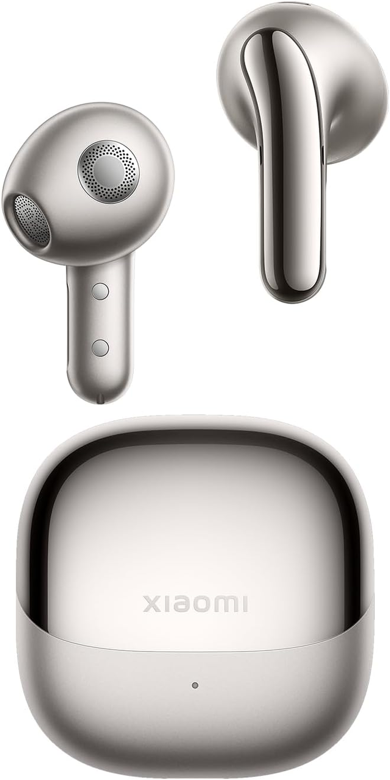 Xiaomi Buds 5, Flagship Noise Cancel Wireless Earbuds, Hi-Res Audio Wireless Certification, 38H Playback, Fast Charging, BT5.4, Harman Audiofex Tuning, Ergo-Comfort Wearing, 4.2G (Ceramic White)