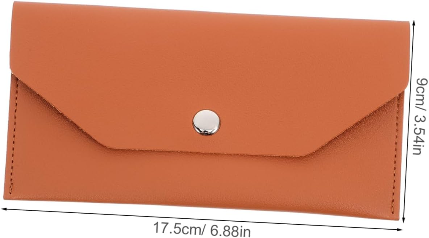 FUNNETOYU Business Card Holder Passport Cover Passport Holder Credit Card Case Lightweight Travel Wallet Pu Material image number 6