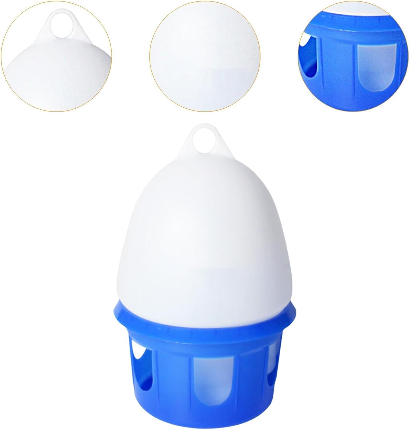 Yuksok Pigeon Drinker Pigeon Water Dispenser Automatic Container Pet Birds Waterer Bird Water Drinker for Chick Pigeons Budgies Farm, 10L image number 3