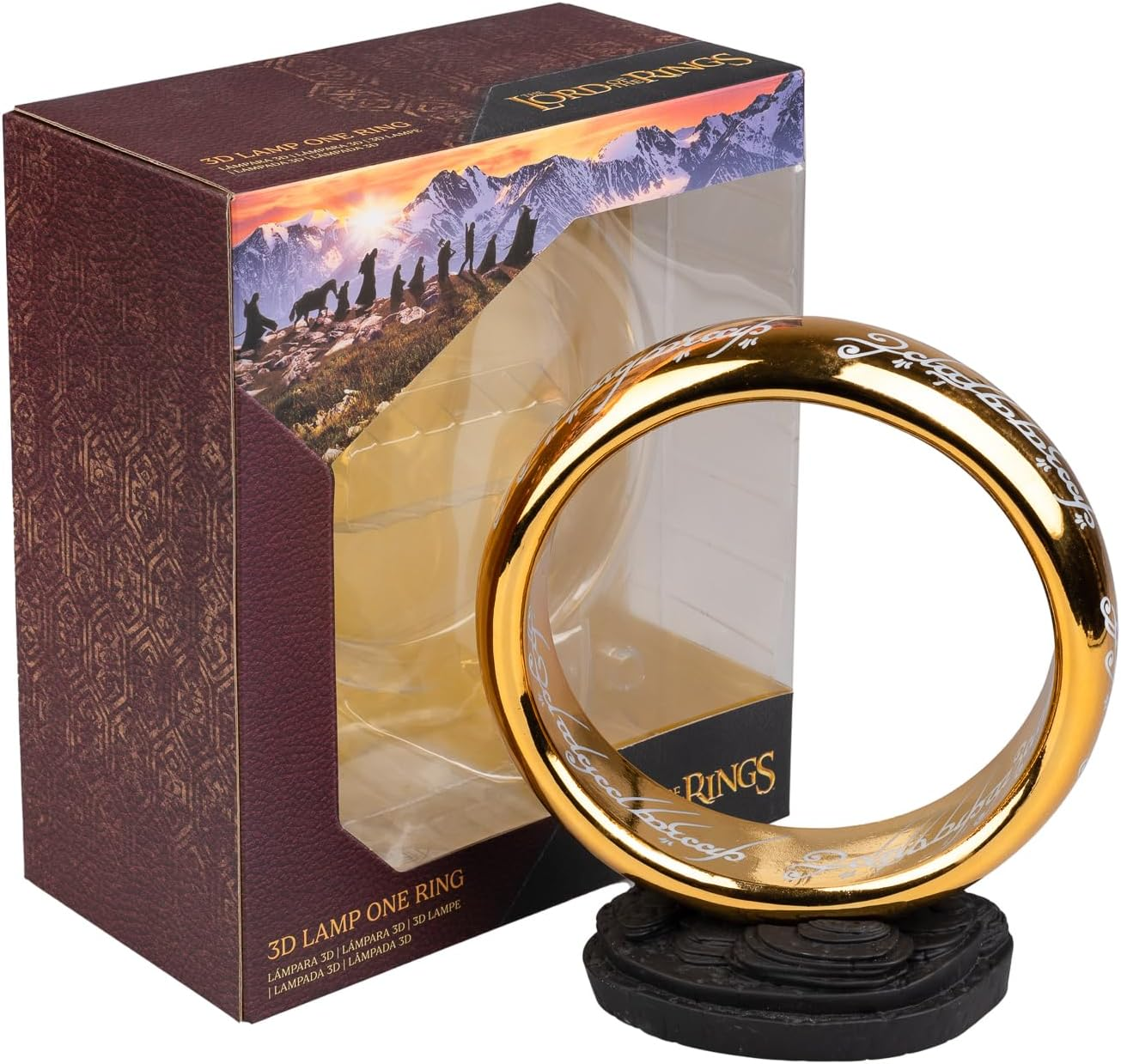 Grupo Erik - Lord of the Rings Decorative Lamp, the Unique Ring | Resin Replica, Lord of the Rings Items image number 5