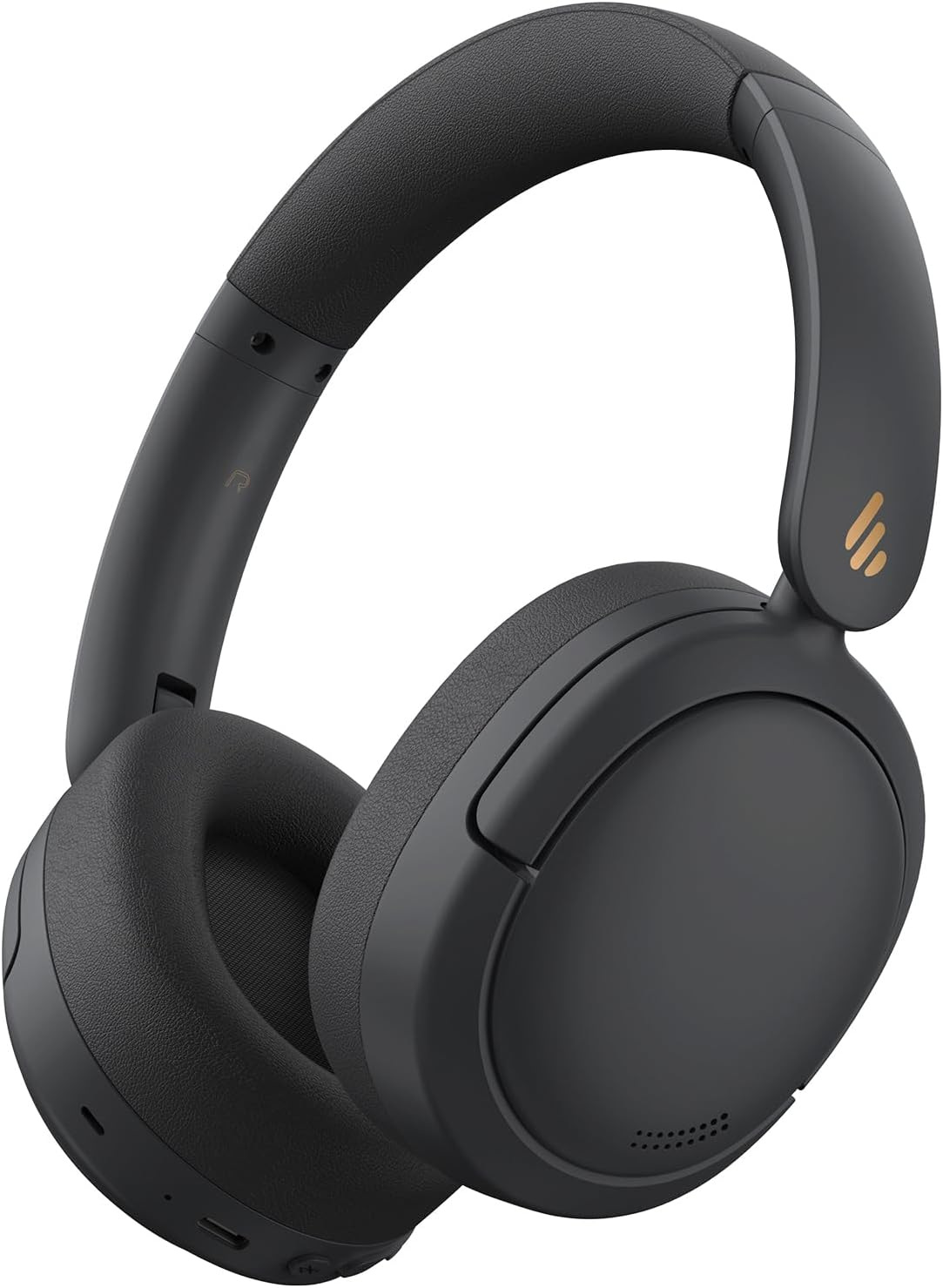 Edifier W800BT Pro -44Db Hybrid Active Noise Cancelling Headphones, Wireless over Ear Headphones with Bluetooth 5.4, Hi-Res Audio, AI Clear Call, Custom EQ via App, Foldable Design, 253G Comfort Black