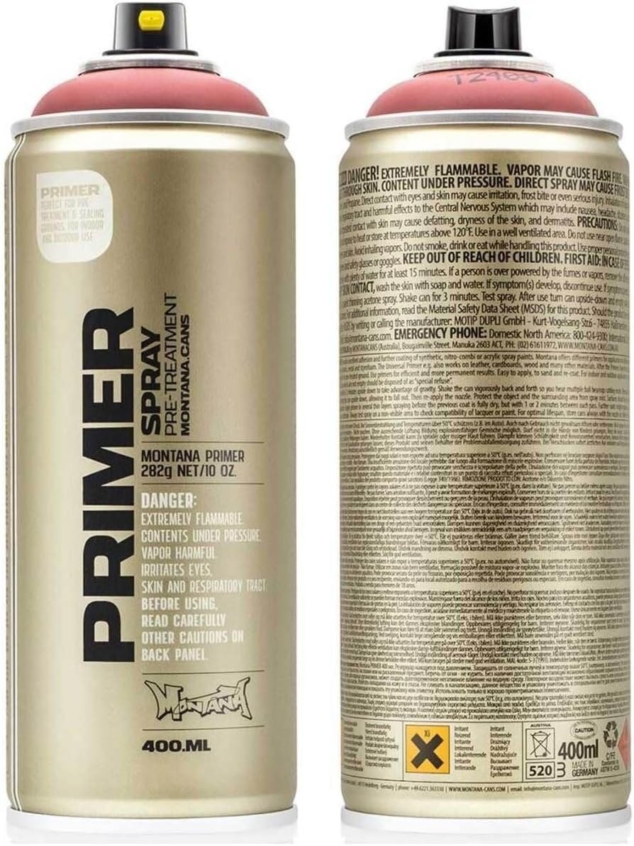 Montana Aerosol Cans, Metal Primer, 400Ml