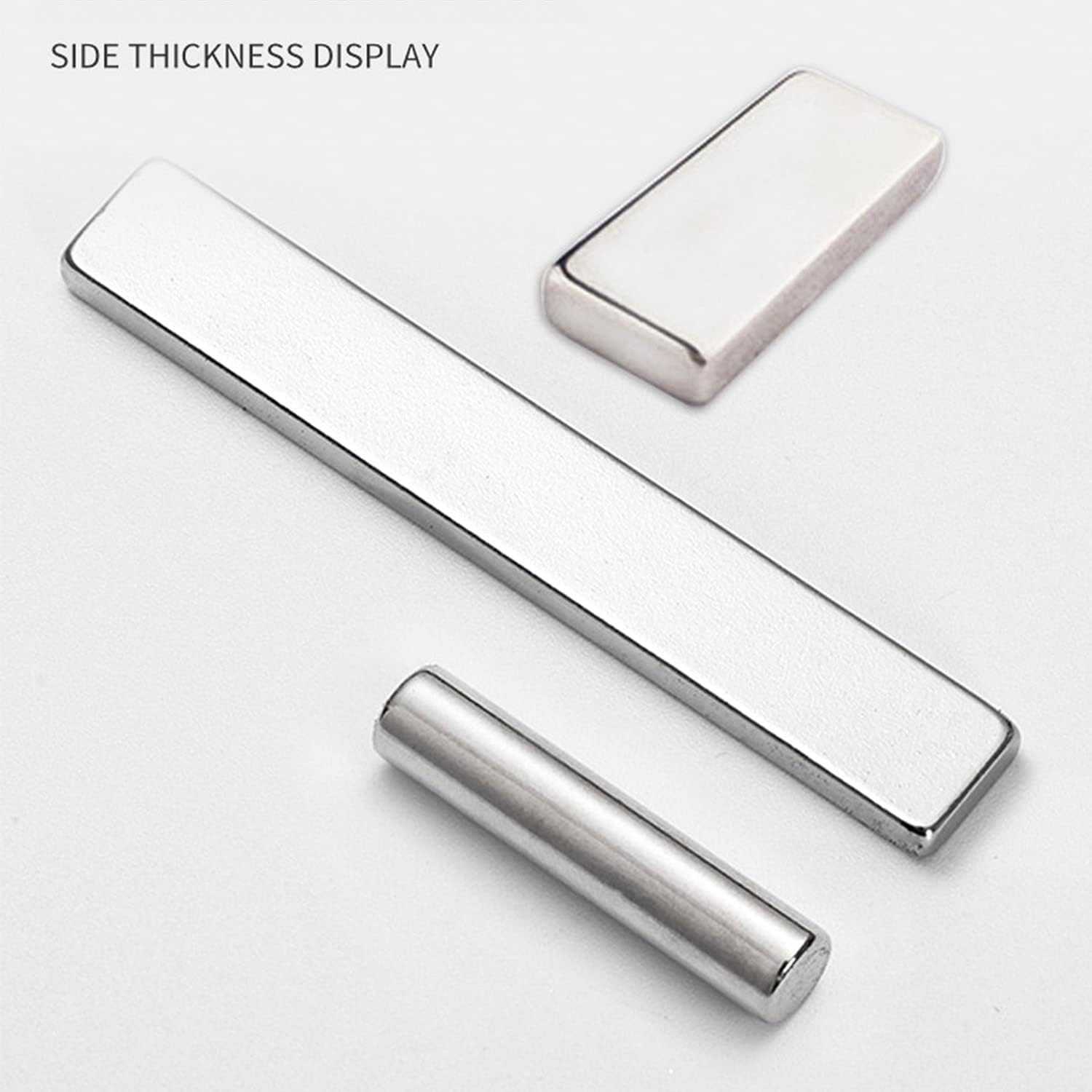 JERCLITY 7 Pieces Cat Eye Magnet for Nails Double-Head Nail Magnetic Stick Multi-Function Magnet Board Square Thickened Cat Eye Strong Magnet Plate Nail Magnet Tool Set for Cat Eye Gel Polish Nail Art image number 5