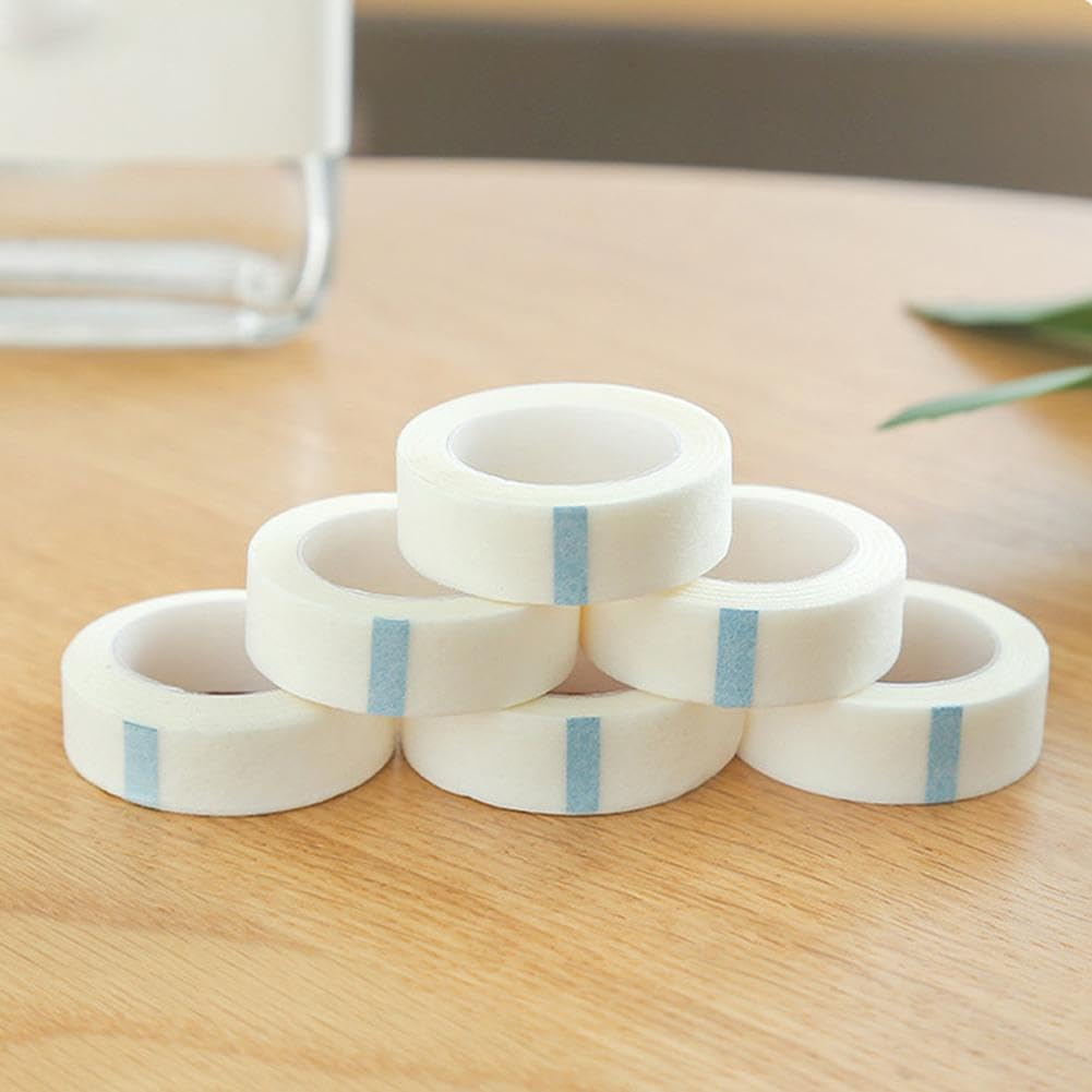 Lash Tape for Clusters, 6 Rolls Breathable Eyelash Extension Tape for DIY Lash Application, Salon-Grade Supplies with Easy Direct Tearing, Skin-Friendly Design image number 4