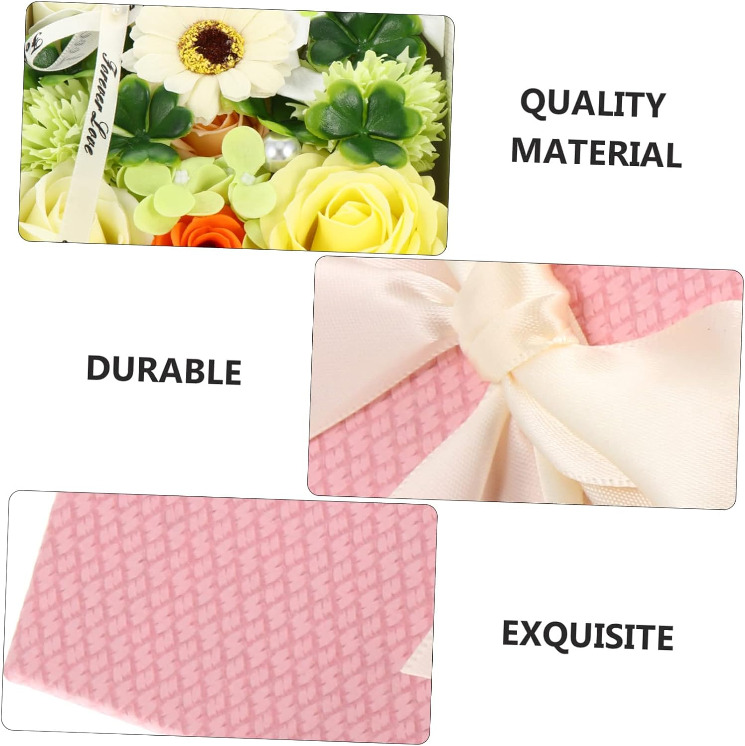 1 Box Simulation Carnation Essential Oil Rose Soap Floral Scented Soap Floral Bath Soap Flower Bouquet Soap Dining Table Decor Soap Carnation Soap Flower Petal Mother image number 6