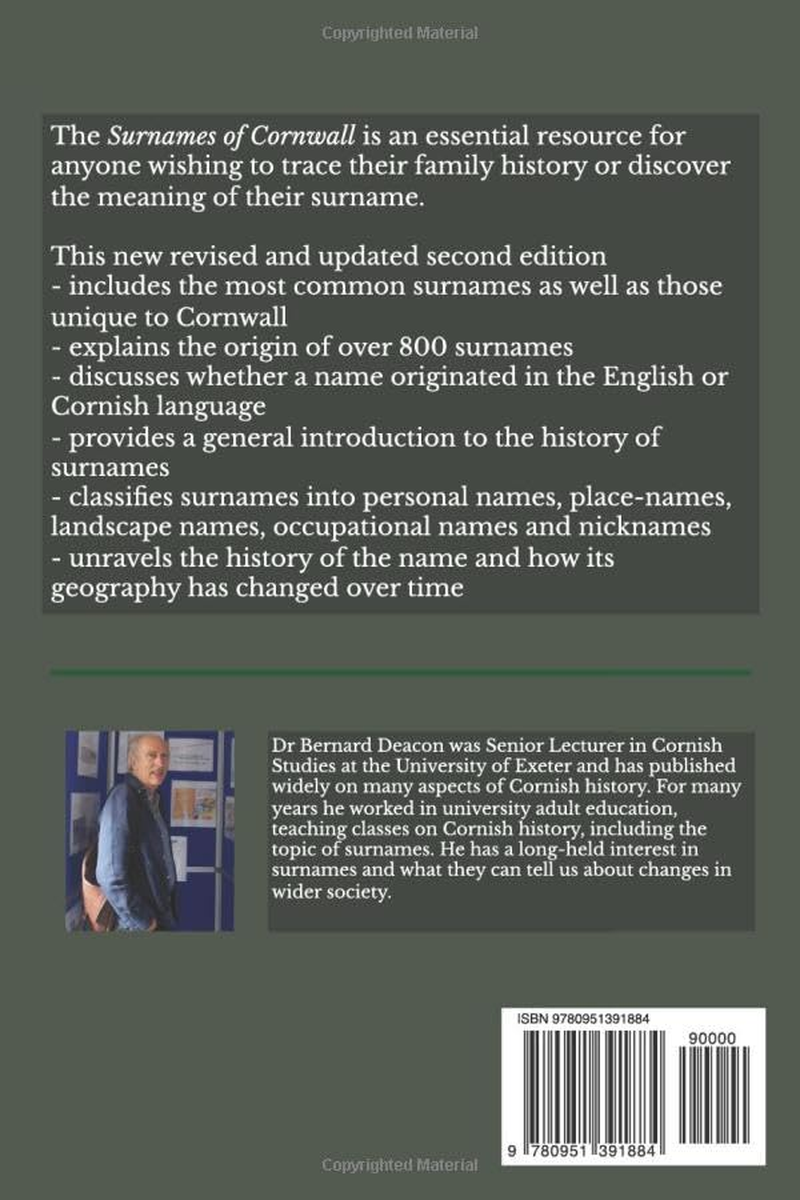 The Surnames of Cornwall