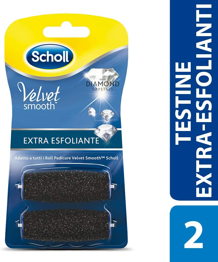 Scholl Velvet Express Pedi Extra Hard Skin Remover Replacement Rollers image number 2