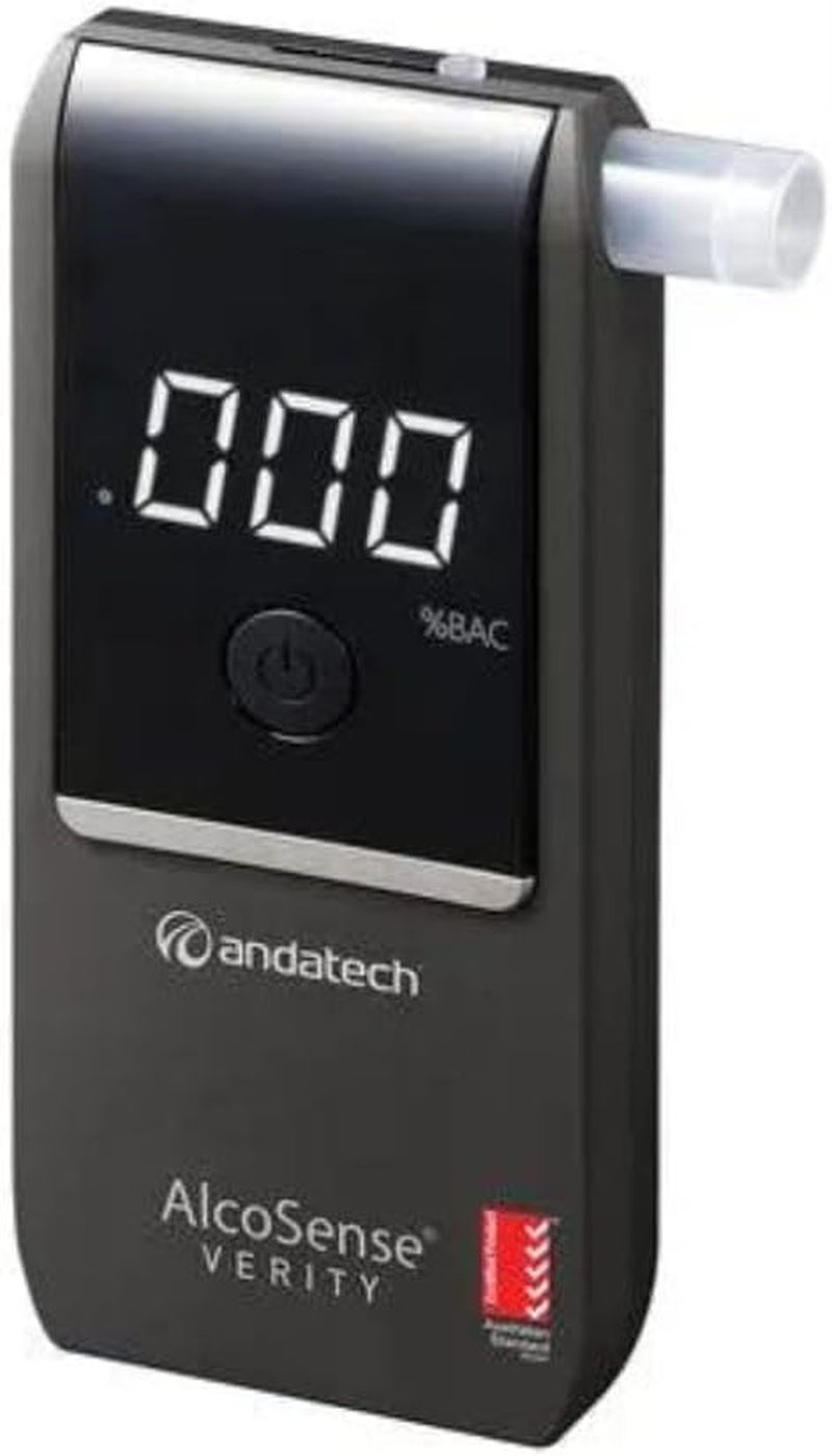 Alcosense Verity Gen 2 Personal Breathalyser AS3547 Certified (Grey)