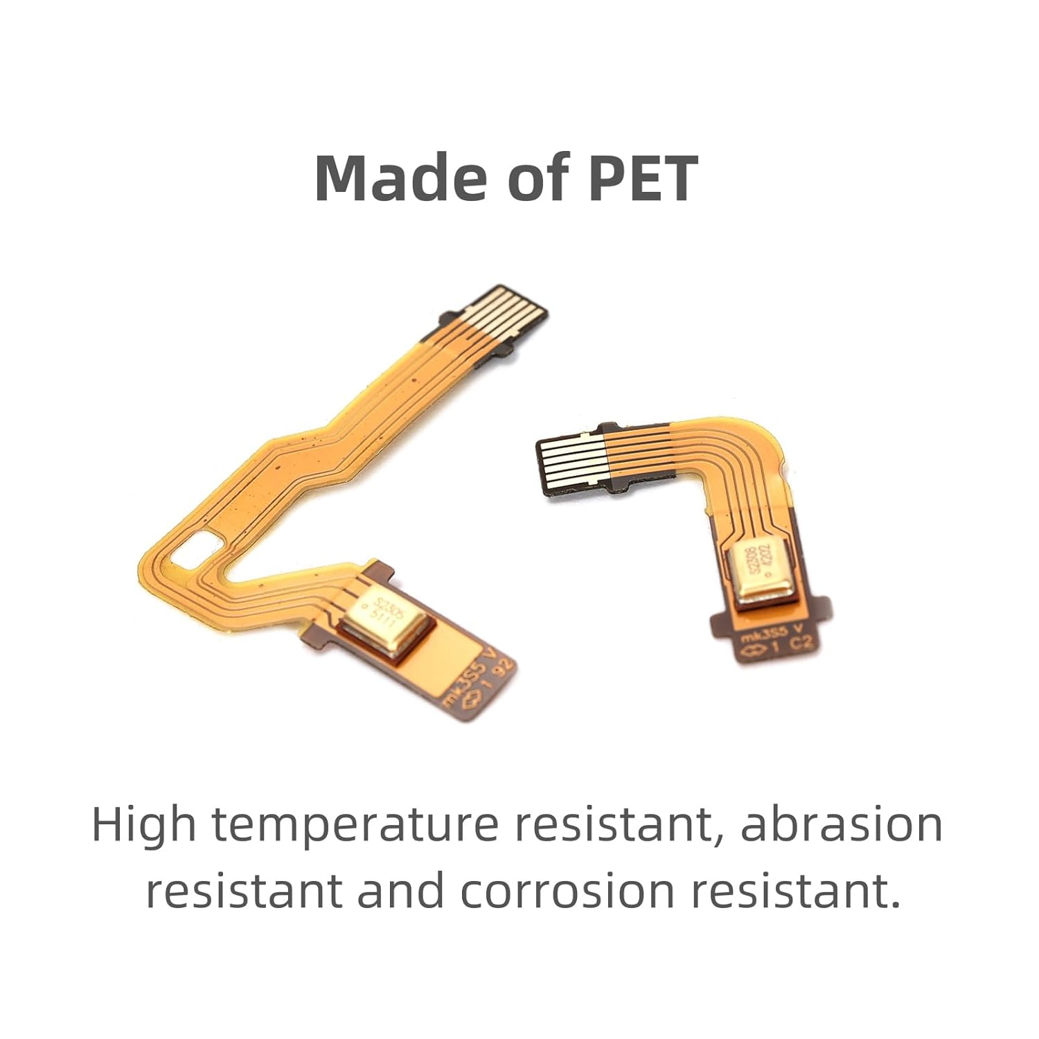 Ruimou 2Set Microphone Ribbon Flex Cable Replacement Part Compatible with Playstation 5 Controller BDM-020 image number 4