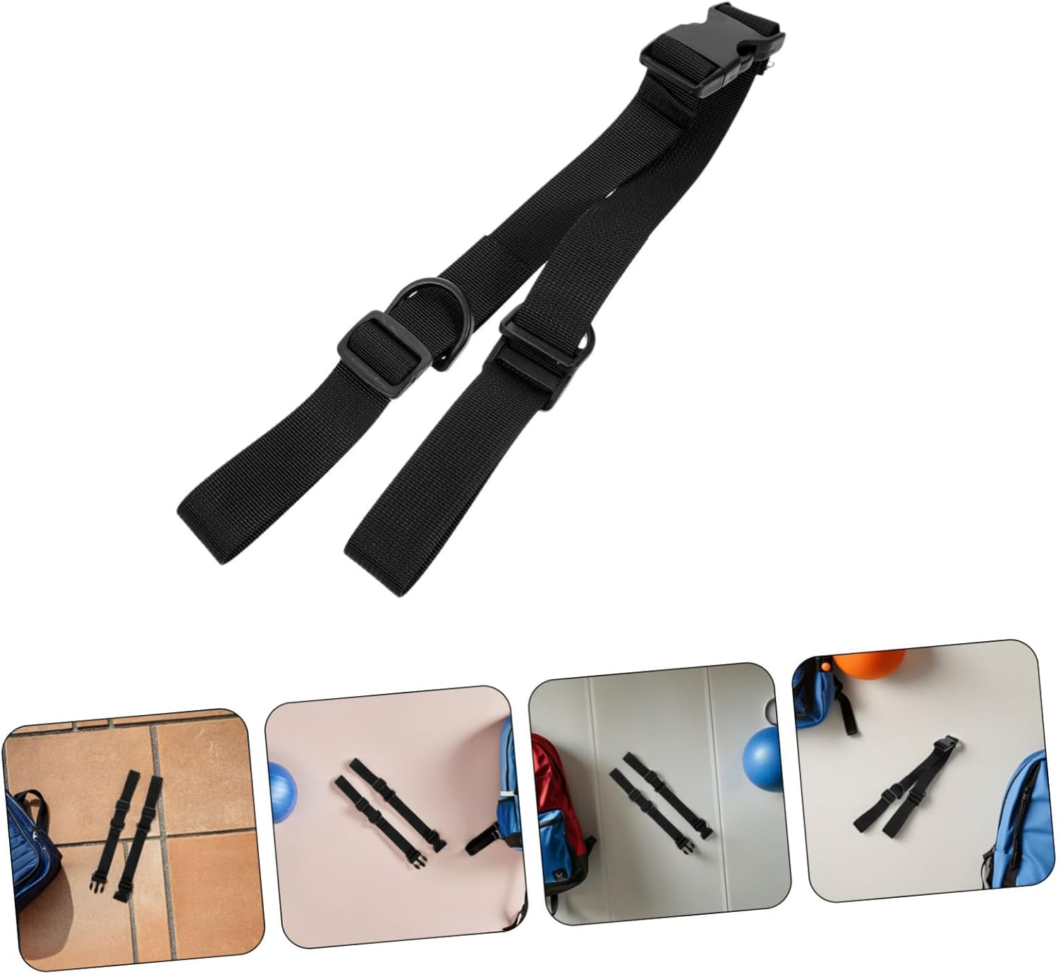 Balacoo 5Pcs Multi-Functional Luggage Connector Straps with Quick Release Buckles Adjustable Heavy Duty Carrying Belts for Suitcases Backpacks Yoga Mats and Outdoor Gear image number 5