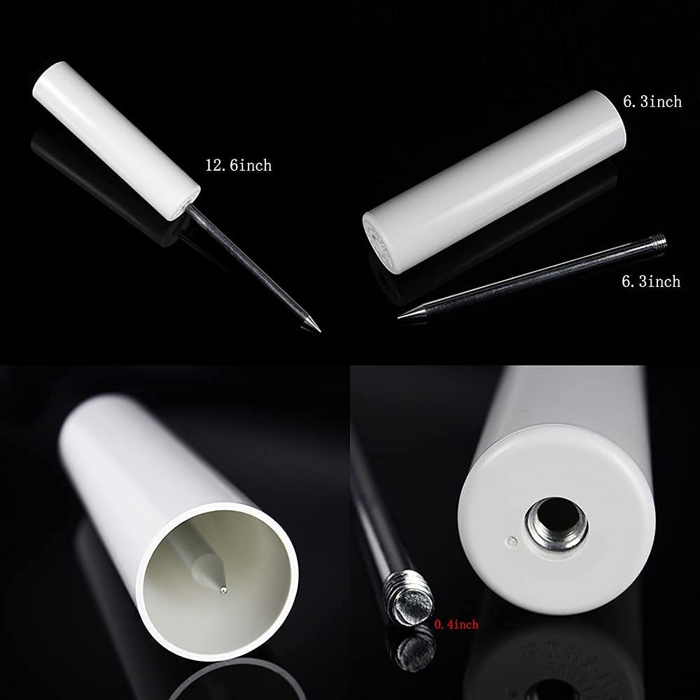 Fishing Rod Holder, 4 Pack Fishing Pole Holders Ground, Rod Holders for Bank Fishing, Beach Support Stand Reinforced PVC, 4 Free Alarm Bells image number 1