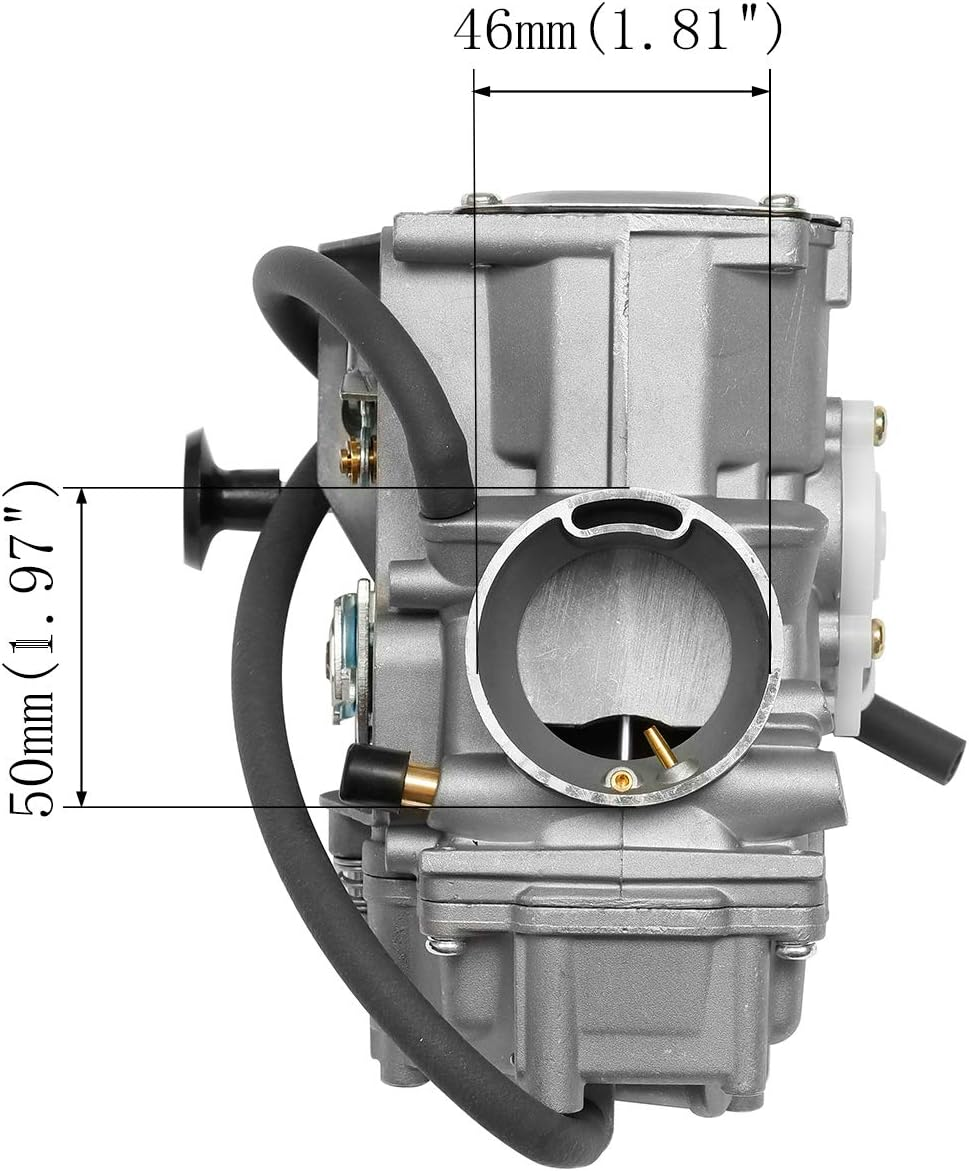 Carburetor Carb for ATV Yamaha 1987-1990 & 1992-1995 Moto-4 350 YFM350 | 1987-2004 Warrior 350 YFM350 | 1987-1998 Big Bear 350 YFM350 | 1996-1998 Kodiak 400 YFM400 | 1995 Wolverine 350 YFM35F image number 3