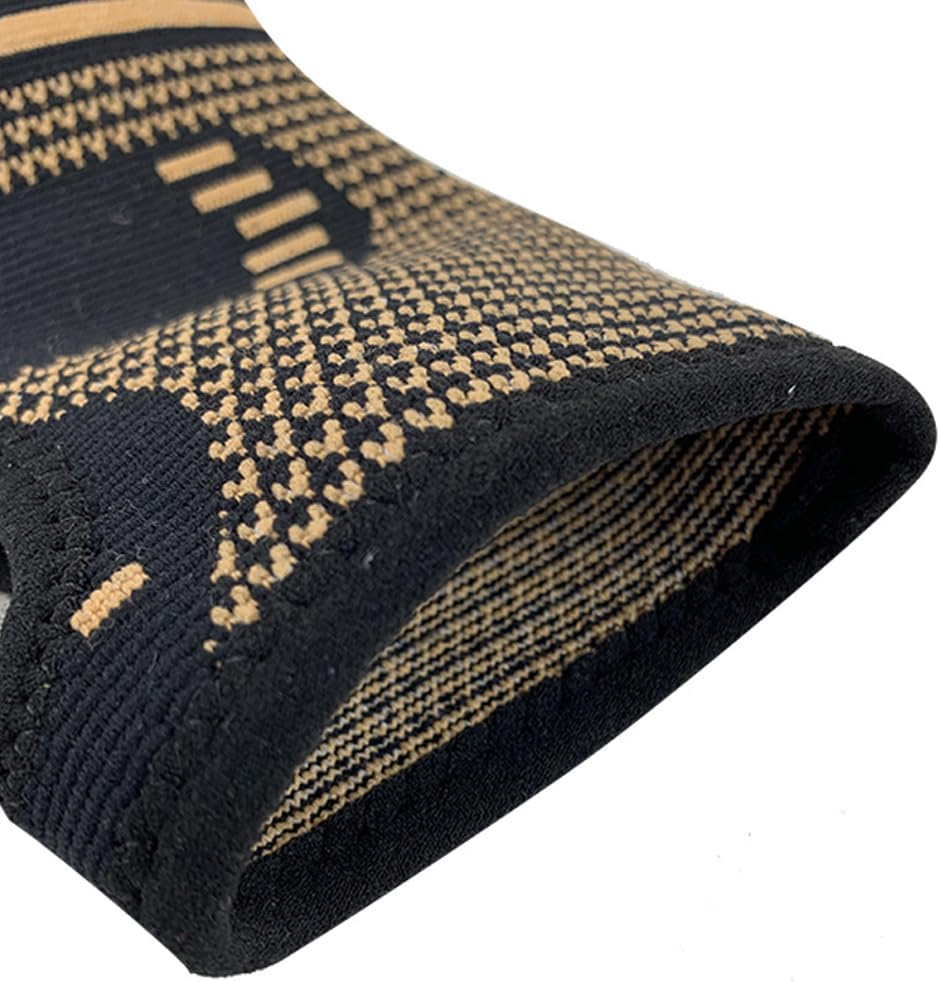 2X Copper Wrist Hand Brace Support Carpal Tunnel Sprain Arthritis Compression Glove L image number 3