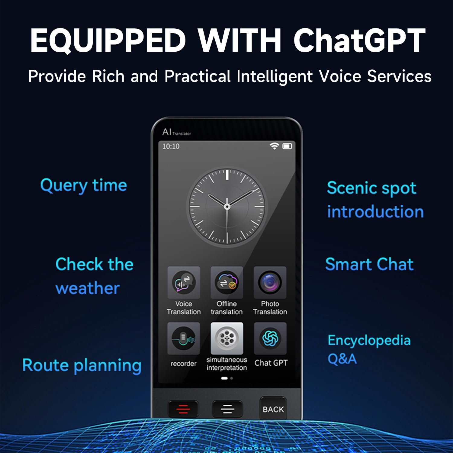 Office Language Translator Device, M80 Instant Translation with 142 Languages, Portable Online/Offline Two Way Real-Time Voice/Photo Translator for Business Learning Travel image number 4