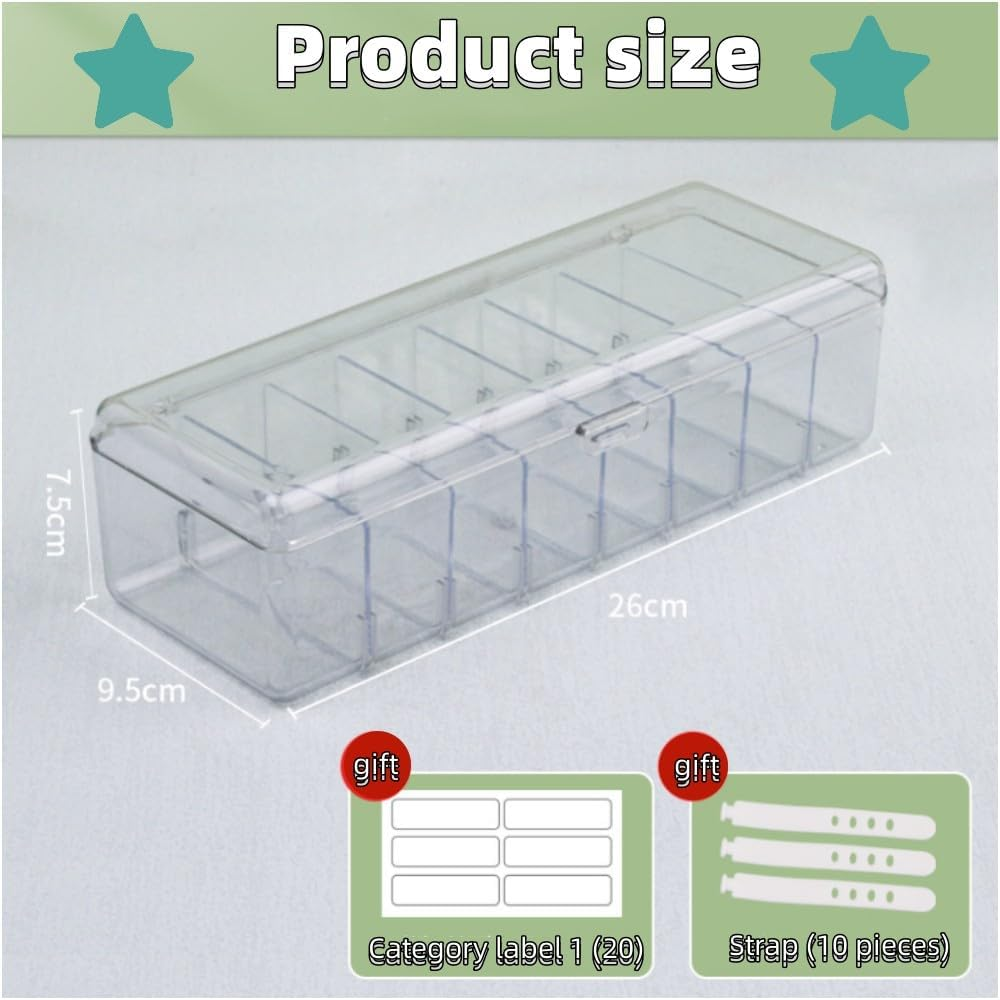 DACUAN Poker Storage Box, Multi-Card Organizer Box image number 3