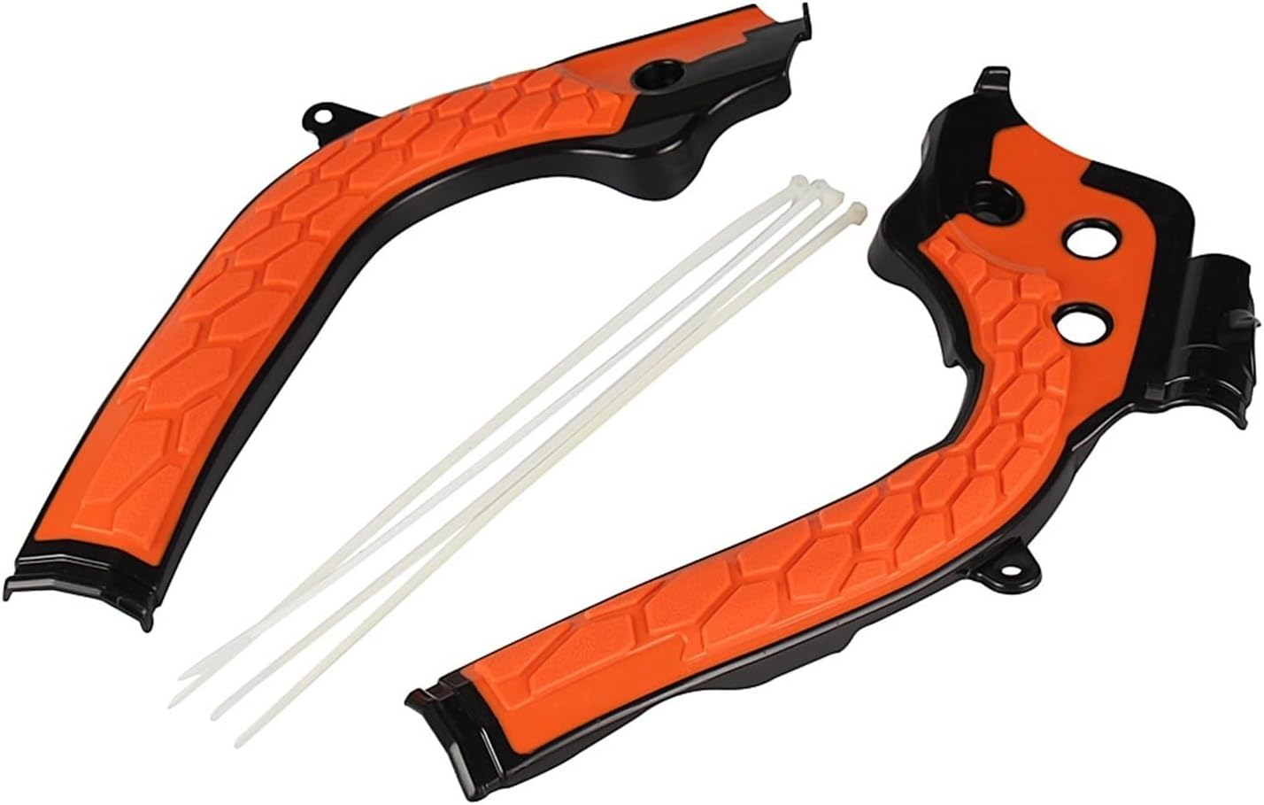 JNLZXDZSW Compatible with SX SXF XC XCF XCW EXC EXCF TE FE TX FX 125 150 250 300 350 450 Motorcycle Frame Guards Protection(Orange)
