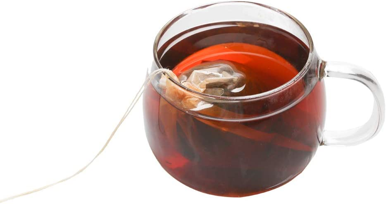 Tinkee Tea Filter Bags, Safe and Natural Material, Disposable Tea Infuser, Empty Tea Bag with Drawstring for Loose Leaf Tea, Set of 100（3.15 X 3.94 Inch ） (White) image number 2