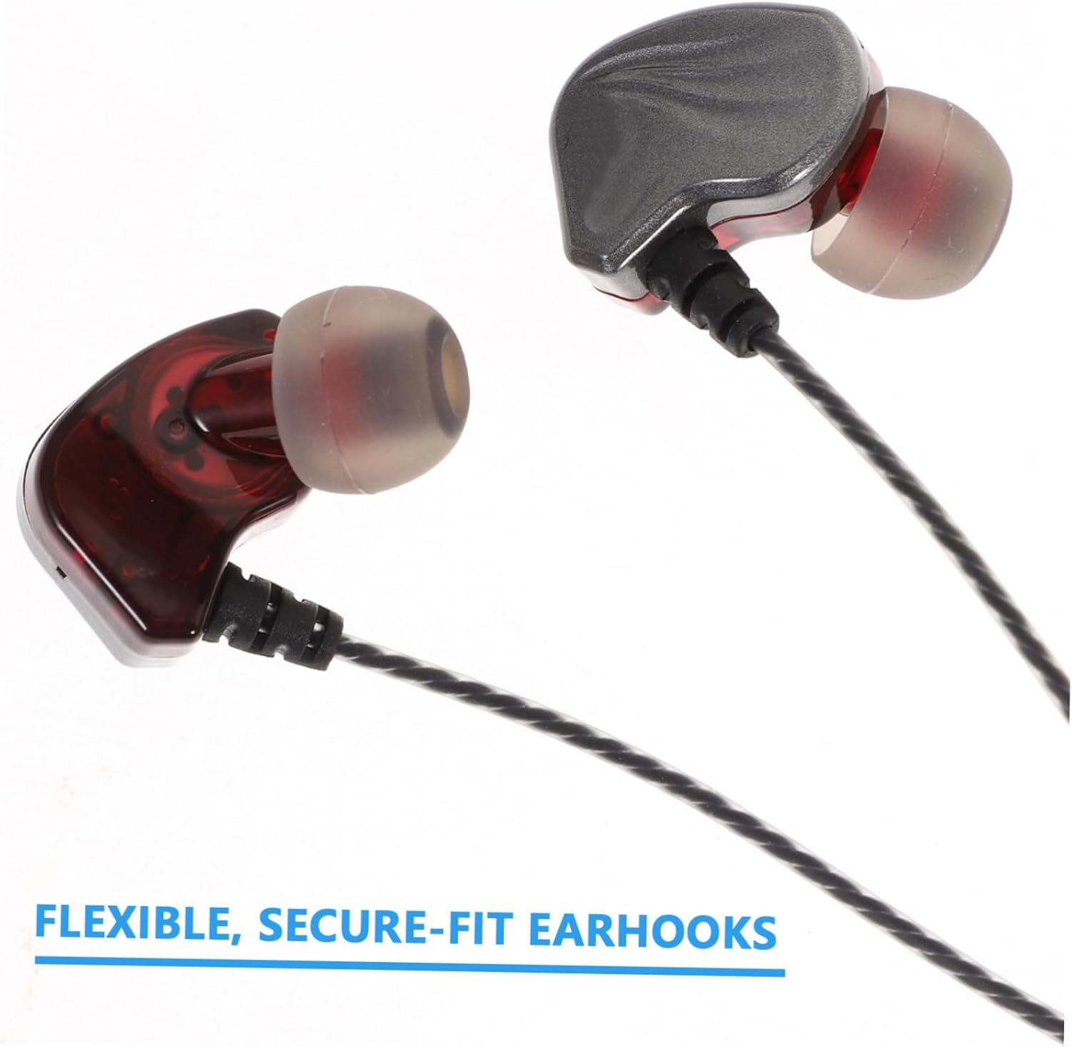 WATIIFUFU -Ear Bass Earbuds with Mic Type-C Wired Headphones for Phone Tablet Gaming Audio Output Grey Subwoofer Earphone image number 2