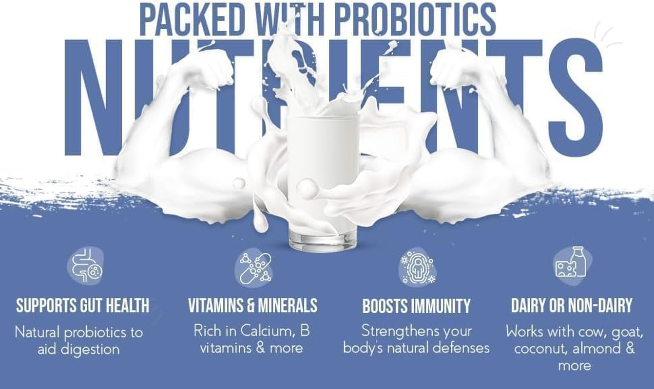 Dough Dough at Home Milk Kefir Starter Culture, 15G &ndash; Dehydrated & Easy to Use image number 2