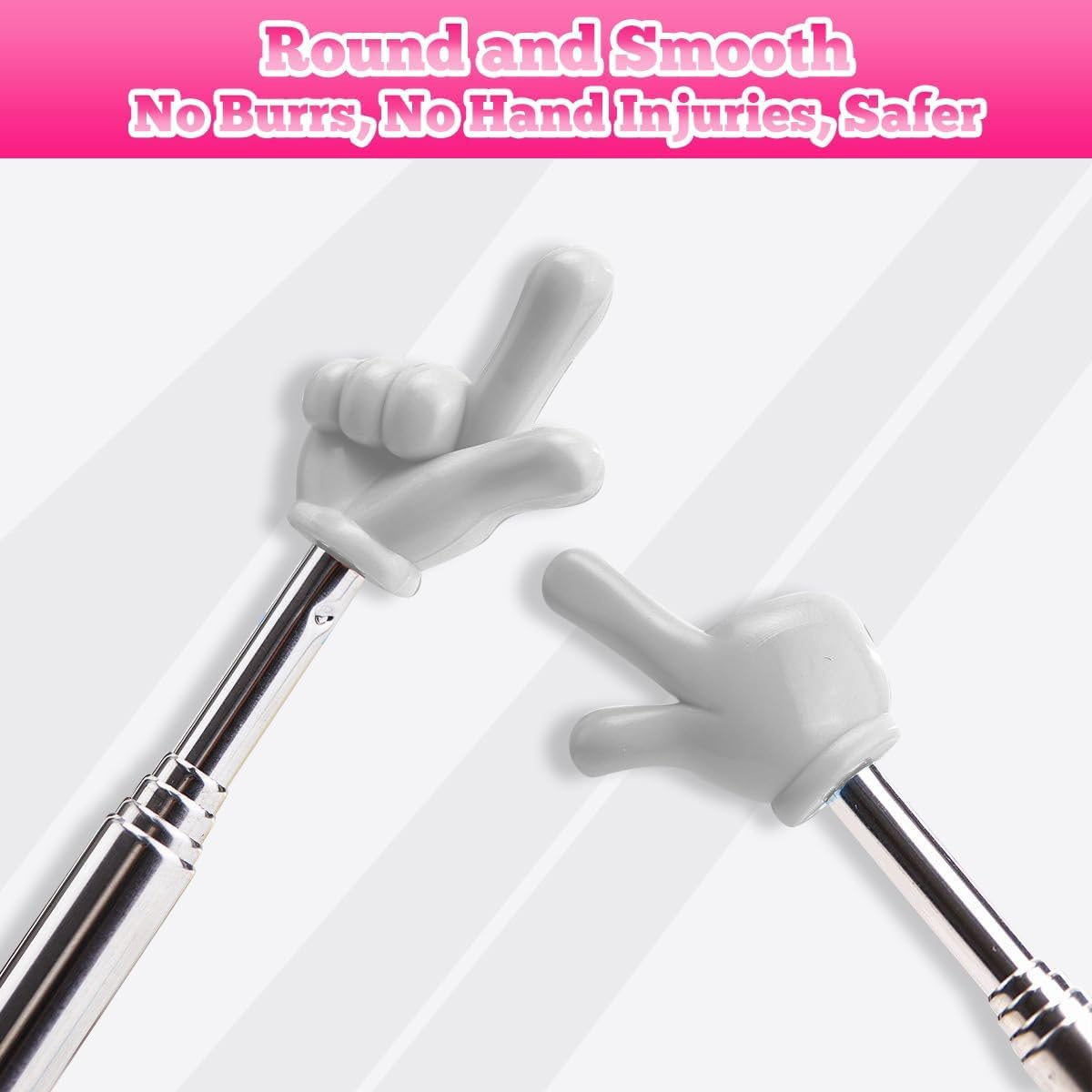 2Pcs Pointer Finger Stick &ndash; Multipurpose Teacher Supplies Pointer Stick, Classroom Pointer and Finger Pointer Stick, Engaging Colors &ndash; Classroom Essentials for Effective Presentations（Black） image number 3