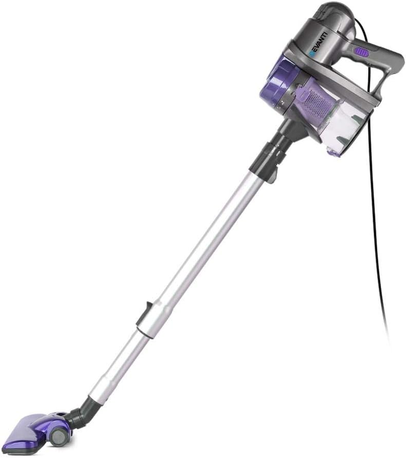 Devanti Stick Vacuum Cleaner, Corded Handheld Hand Held Strong Suction Handstick Bagless Car Vac Purple Compact Dustbuster Sweeper Dust Buster Portable for Home Car Stairs, Purple image number 5