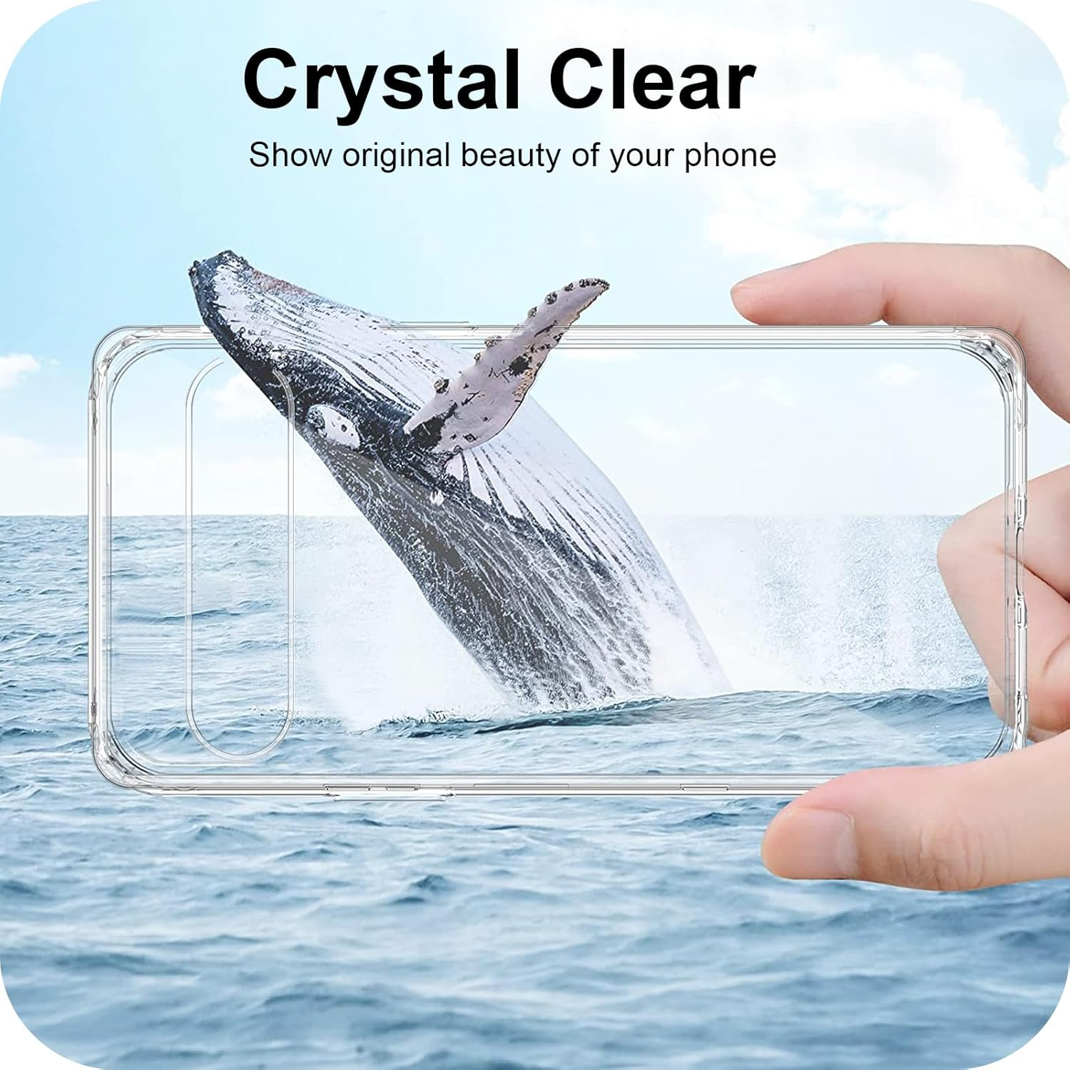 Hidwee Crystal Clear Case Compatible with Sony Xperia 10 VII Case, Non-Yellowing Clear Ultra Thin Soft Silicone TPU Mobile Phone Case Shockproof Scratch-Resistant Anti-Fall Protective Case - Google Pixel 10 Pro Xl-Pcktm image number 4