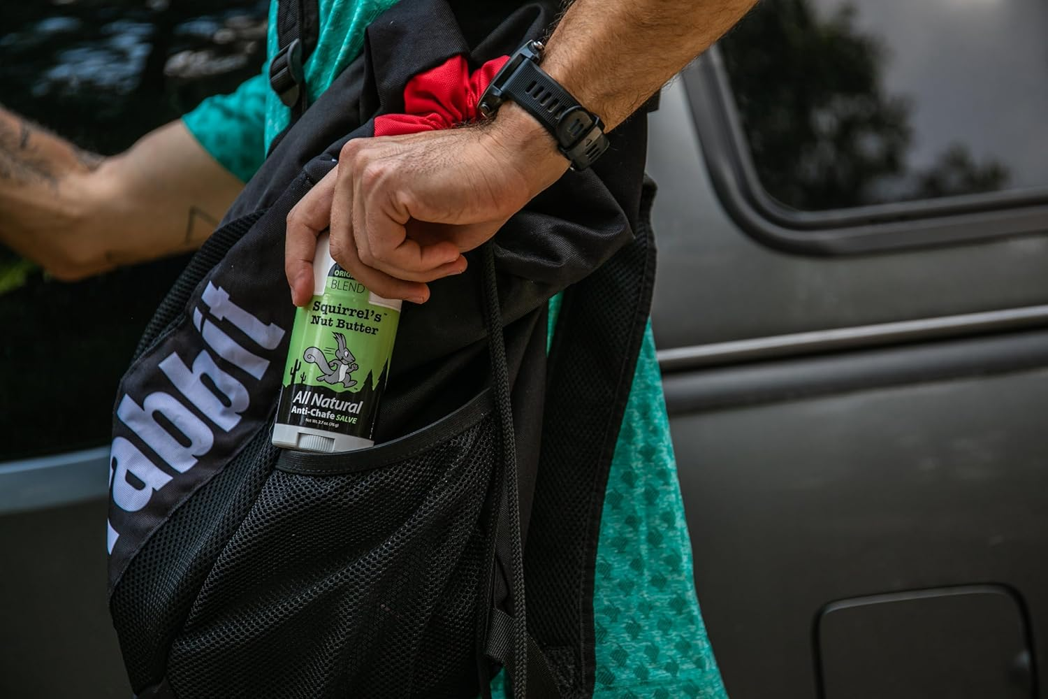 Squirrel'S Nut Butter anti Chafe Stick | All Natural Chafe Prevention & Skin Care for Athletes, Runners & Adventurers | Thighs, Arms, Pack Straps & More | 2.7 Oz image number 4