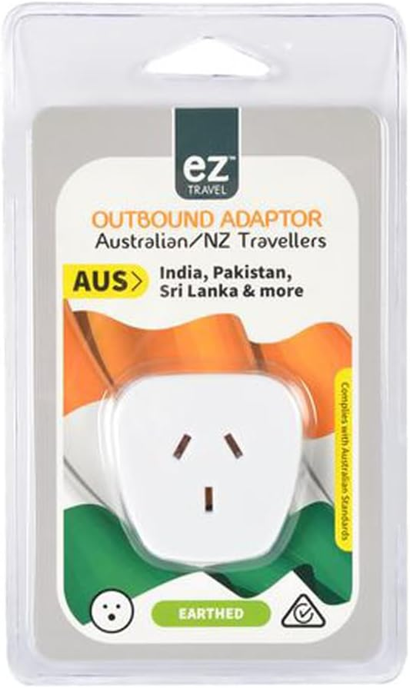 Ez Travel AUS to India-Pakistan Travel Adaptor