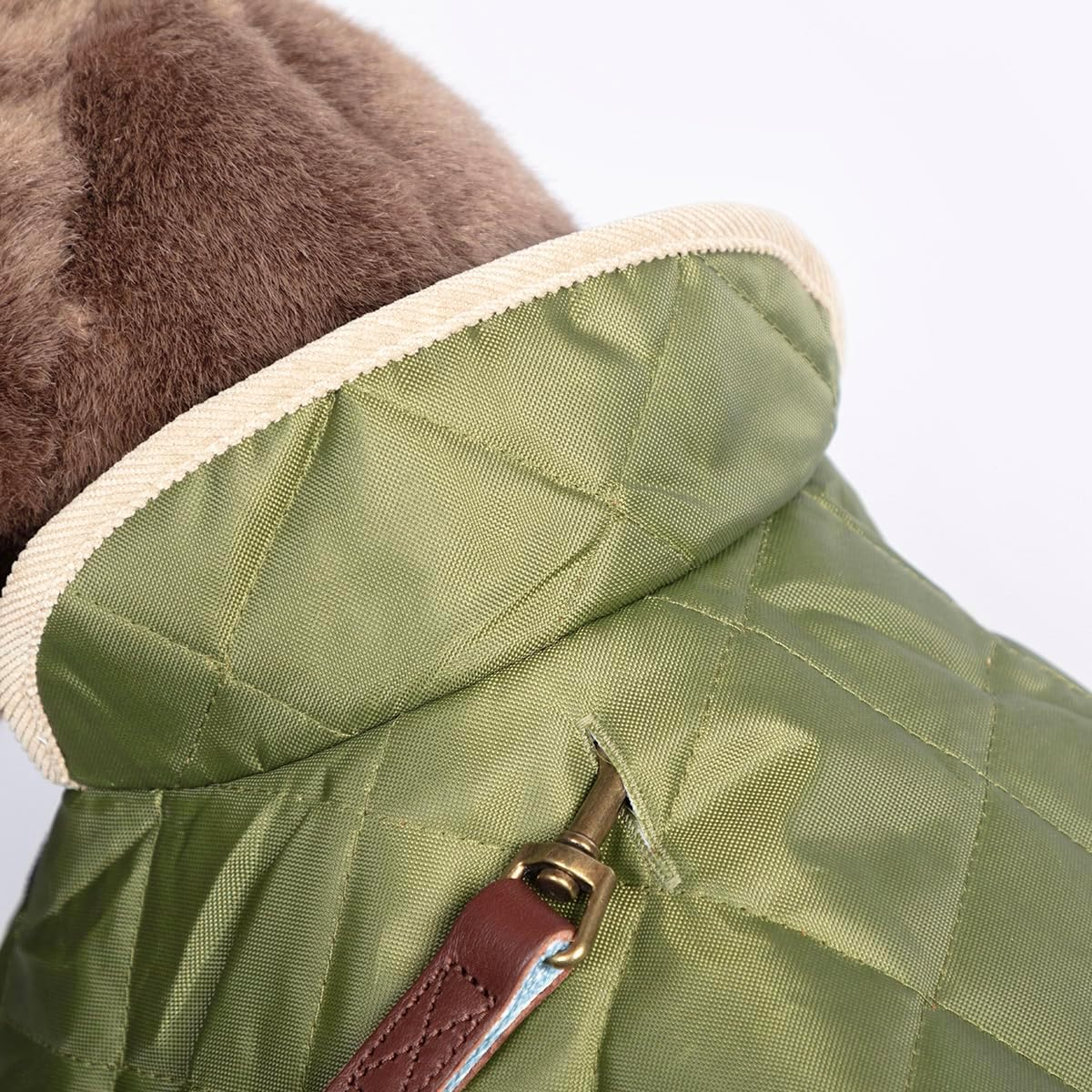 Danish Design Forest Green Quilted Dog Coat 25Cm (10") image number 1