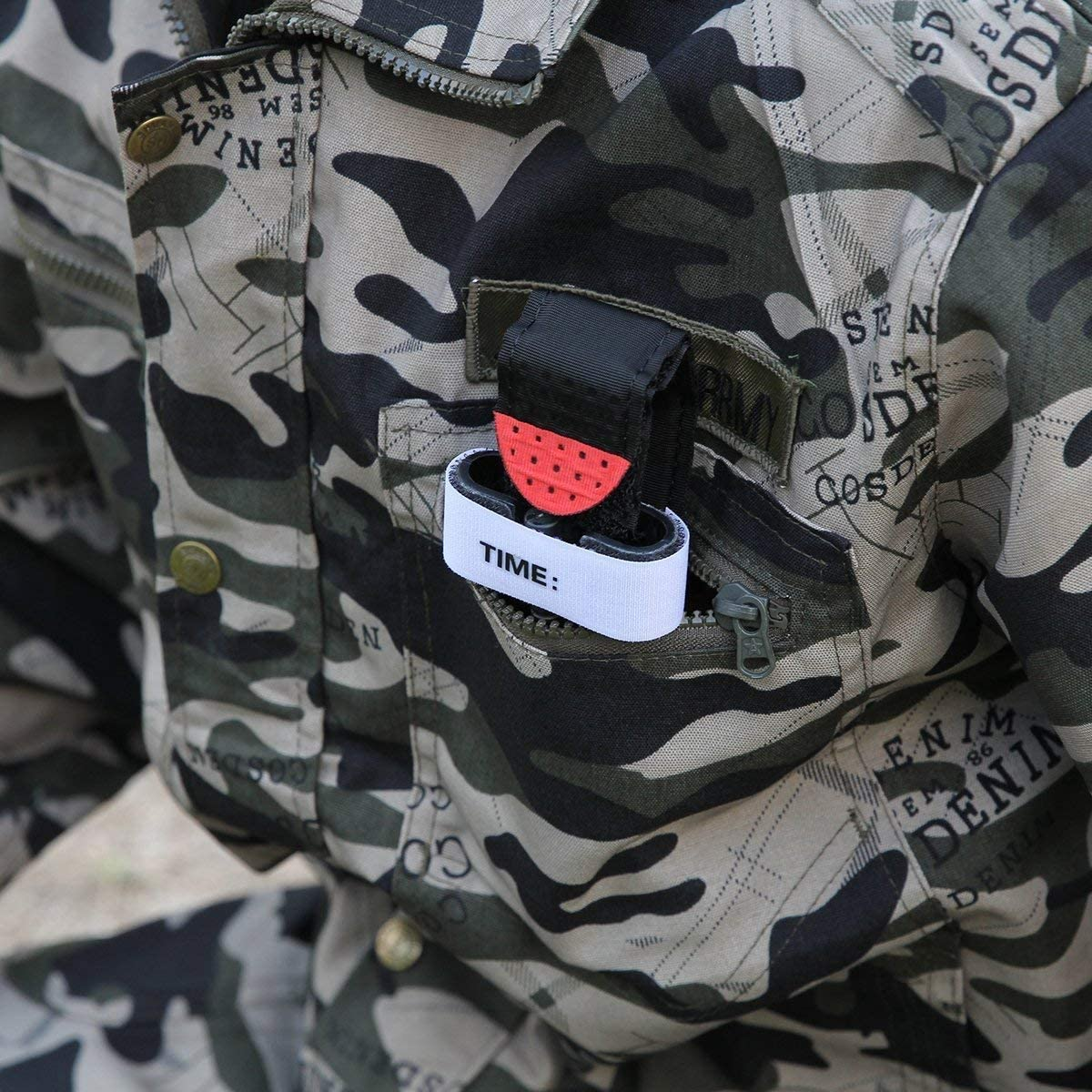 LURICO Tourniquet - 2 Pack, Combat Tourniquet Combat Application Military Medical Emergency That Stops Bleeding from Life Threatening in Hunting and Hiking image number 4