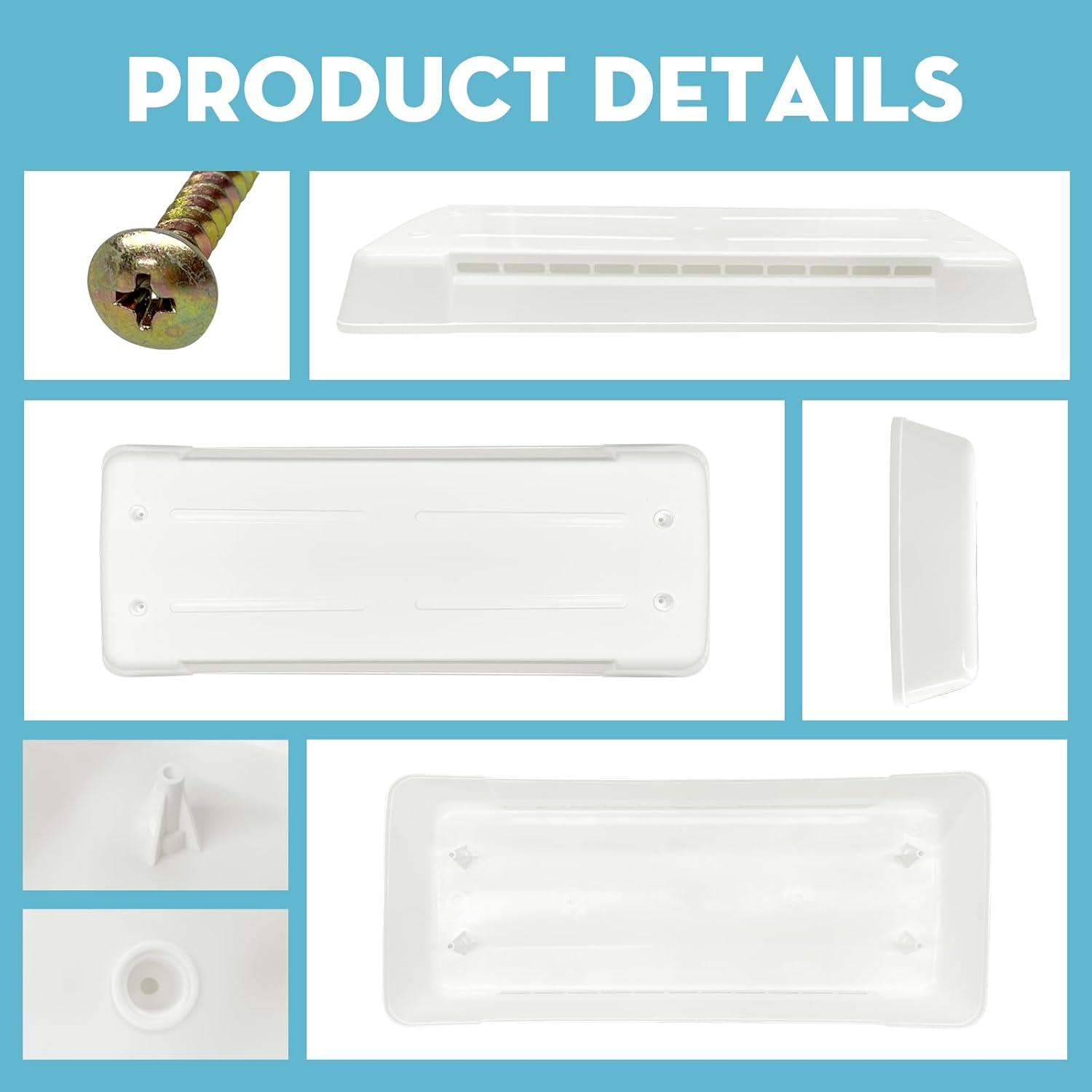 Earthtec 3103634.022 Rv Refrigerator Roof Vent Cover Replacement for Dometic Fridge Roof Vent Lid Cap