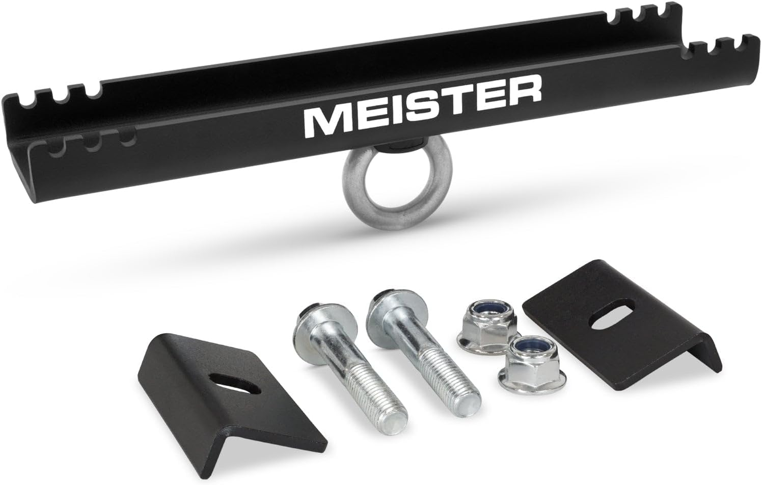 Meister Beam Clamp Hanger Mount for Boxing & MMA Heavy Bags, Suspension Straps & Ceiling Fixtures - Black - 7.5" - 9.5" image number 4