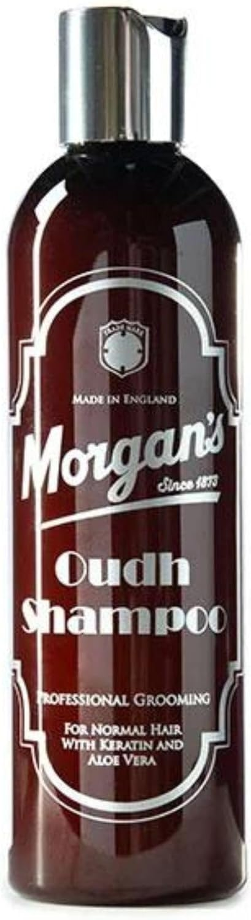 Morgan'S Pomade Oudh Fragranced Shampoo for Normal Hair, Boosts Hair Vitality and Shine, Moisturises the Scalp, with Keratin and Aloe Vera 250Ml image number 1