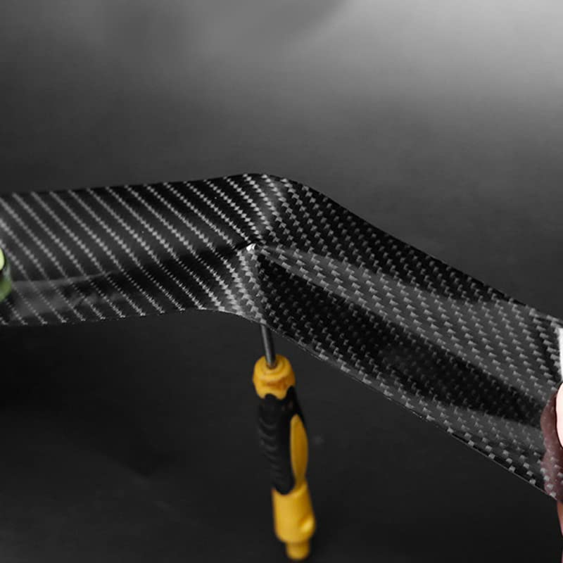 AIMALL 3PCS 3CM*3M Universal Car Door Sill Protector Edge Sticker Carbon Fiber Car Sticker Door Sill Anti-Scratch Tape DIY Protection Film for Most Cars - Durable PVC Anti-Scratch Tape image number 2