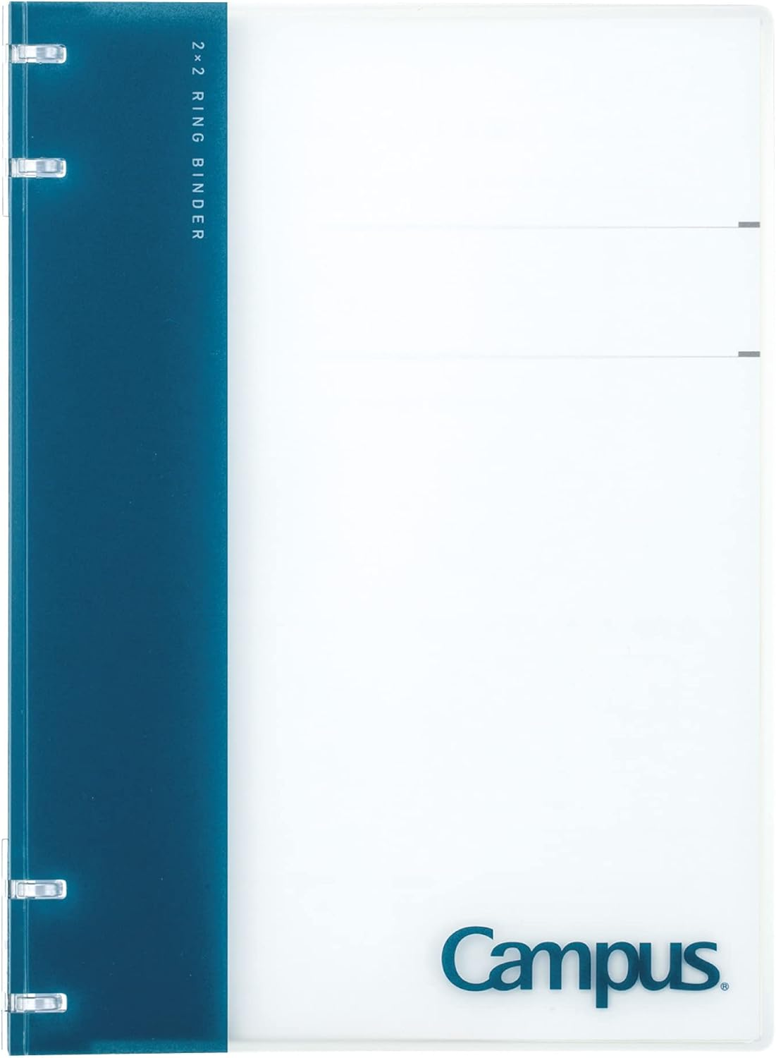 Kokuyo Campus 2X2 Ring Binder, up to 40 Sheets, A4, for 30 Holes Loose Leaf Paper, Light Blue, Japan Import (RU-NP174LB)