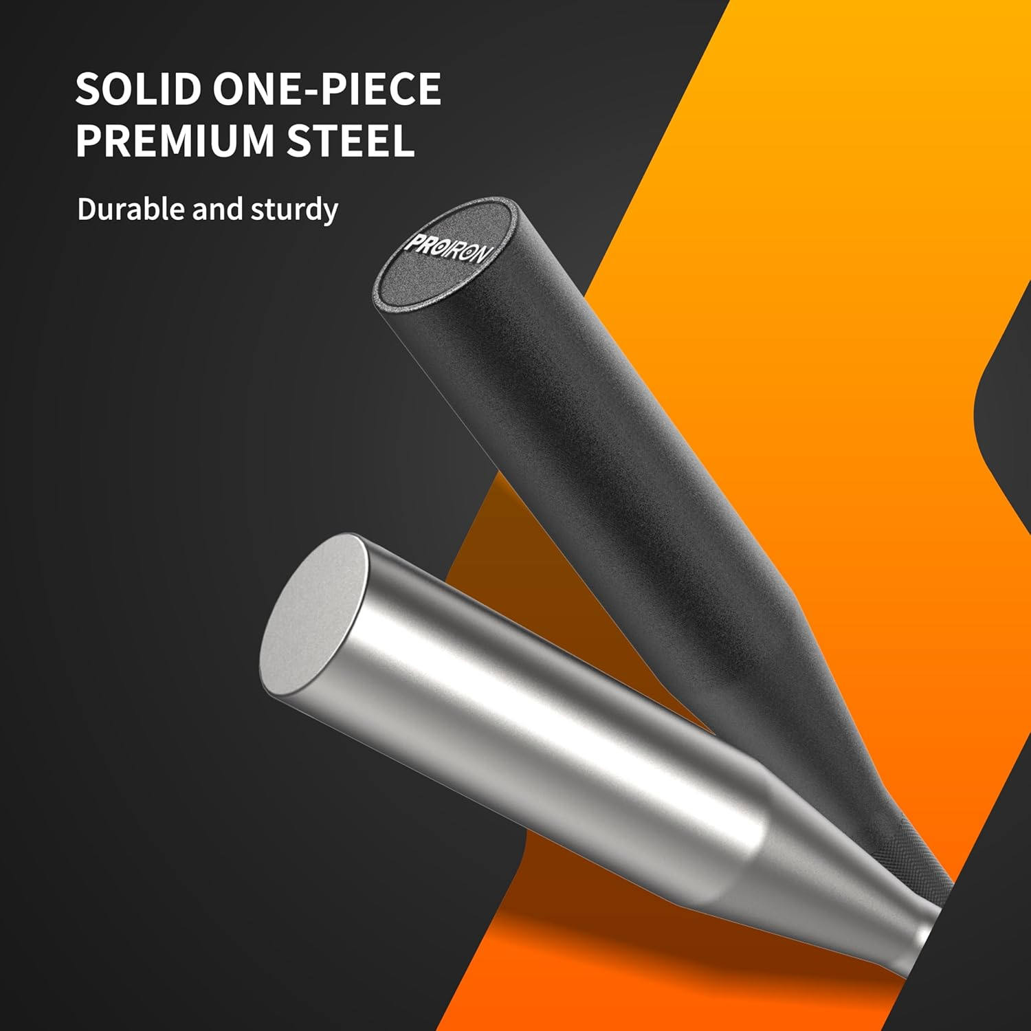 PROIRON Indian Clubs Steel Mace Bell - Weight Club Bells for Strength Training, Rehabilitation, Conditioning and Rotational Training - 5, 10, 15, 20, 25Lb Options for Women & Men image number 4