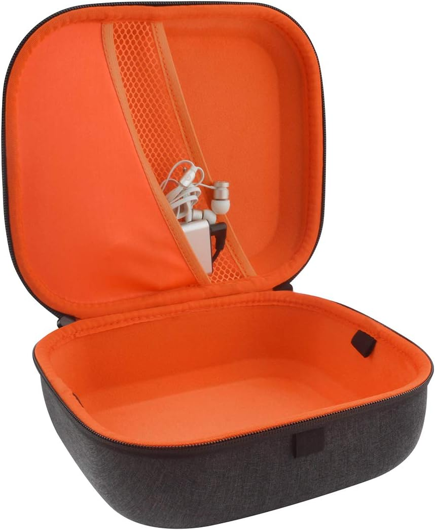 Geekria Shield Gaming Headset Case for Large Over-Ear Headphones, Replacement Hard Shell Travel Carrying Bag with Cable Storage, Compatible with Sony WH-G700, MDR-G300 Headsets (Dark Grey) image number 6