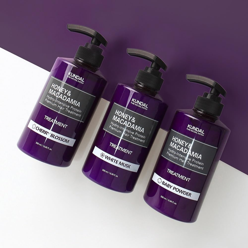 HONEY & MACADAMIA PROTEIN TREATMENT 500ML - CHERRY BLOSSOM image number 4