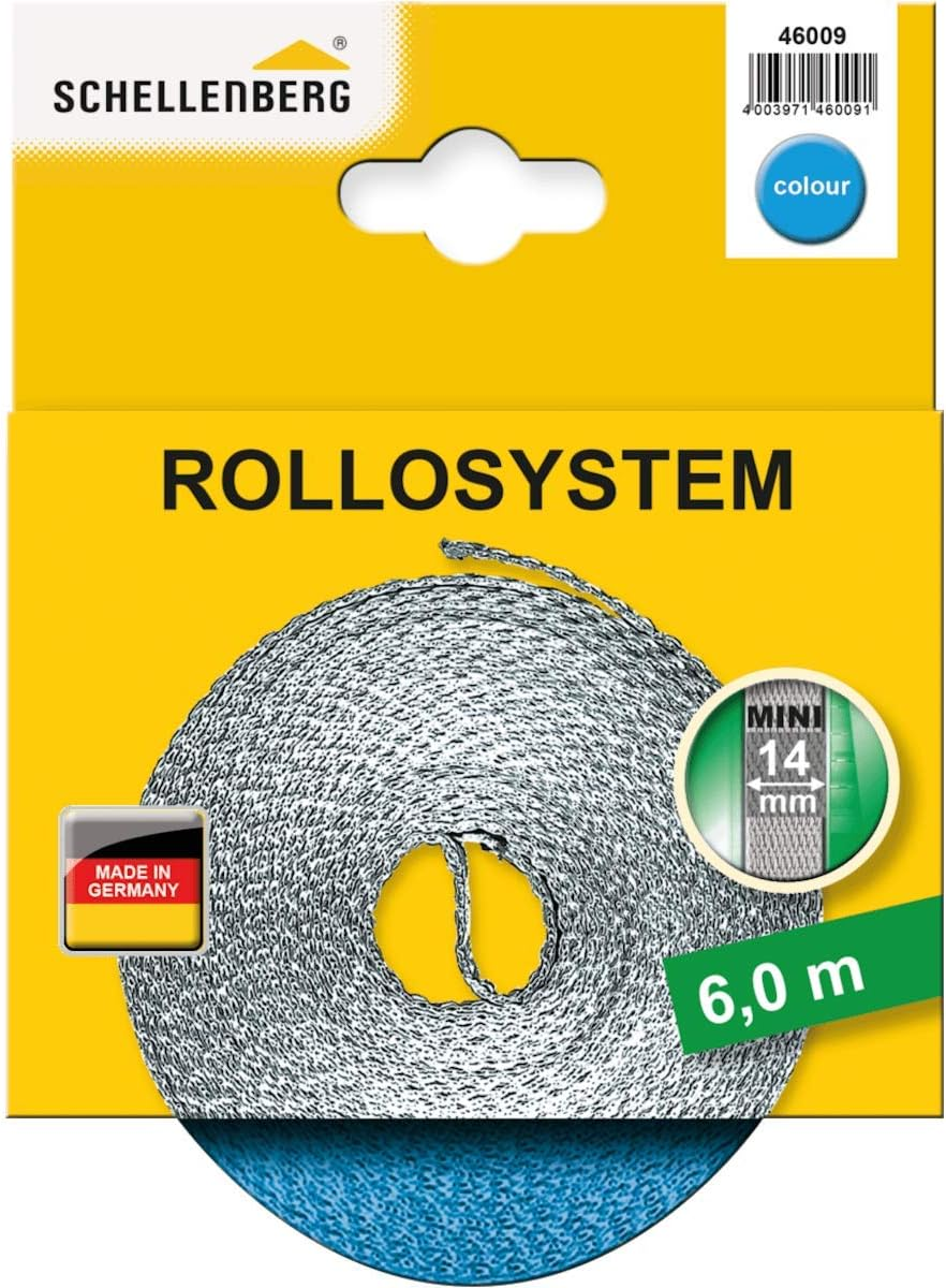 Schellenberg 46003 Roller Shutter Belt 14 Mm / 6.0 M White