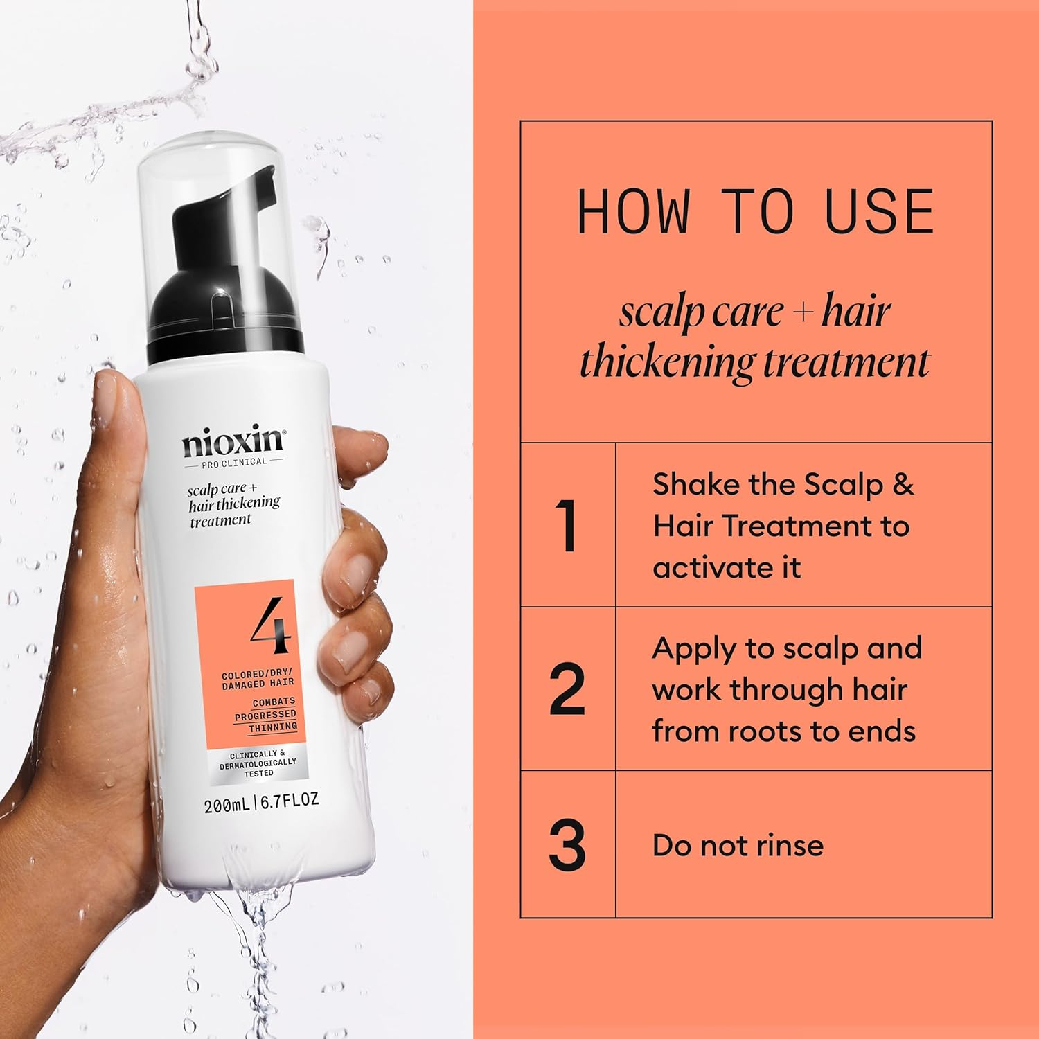 Nioxin System 4 Scalp Treatment, 200 Ml image number 2