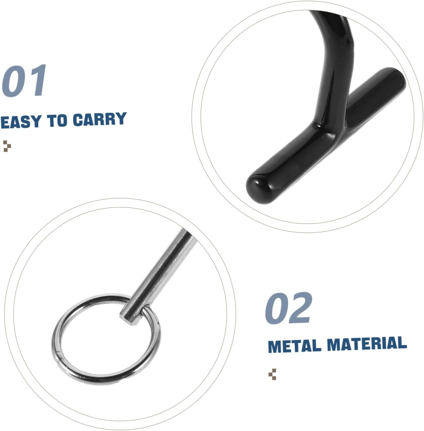 ULTECHNOVO Automotive Heavy Duty Dent Repair Support Rod with Hanger Paintless Dent Removal Tool for Vehicle Body Repair Auto Body Shops