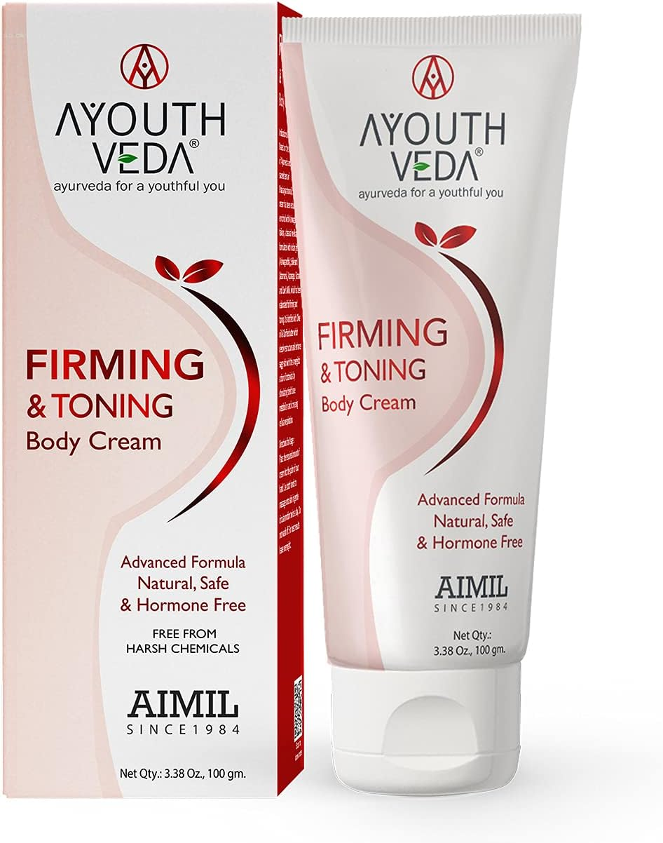 Ayouthveda Firming & Tonning Body Cream for Enhance Elasticity, Deeply Nourished Skin, Strengthens Ligament, Tightens Loose Tissues (Pack of 1; 100G Each)